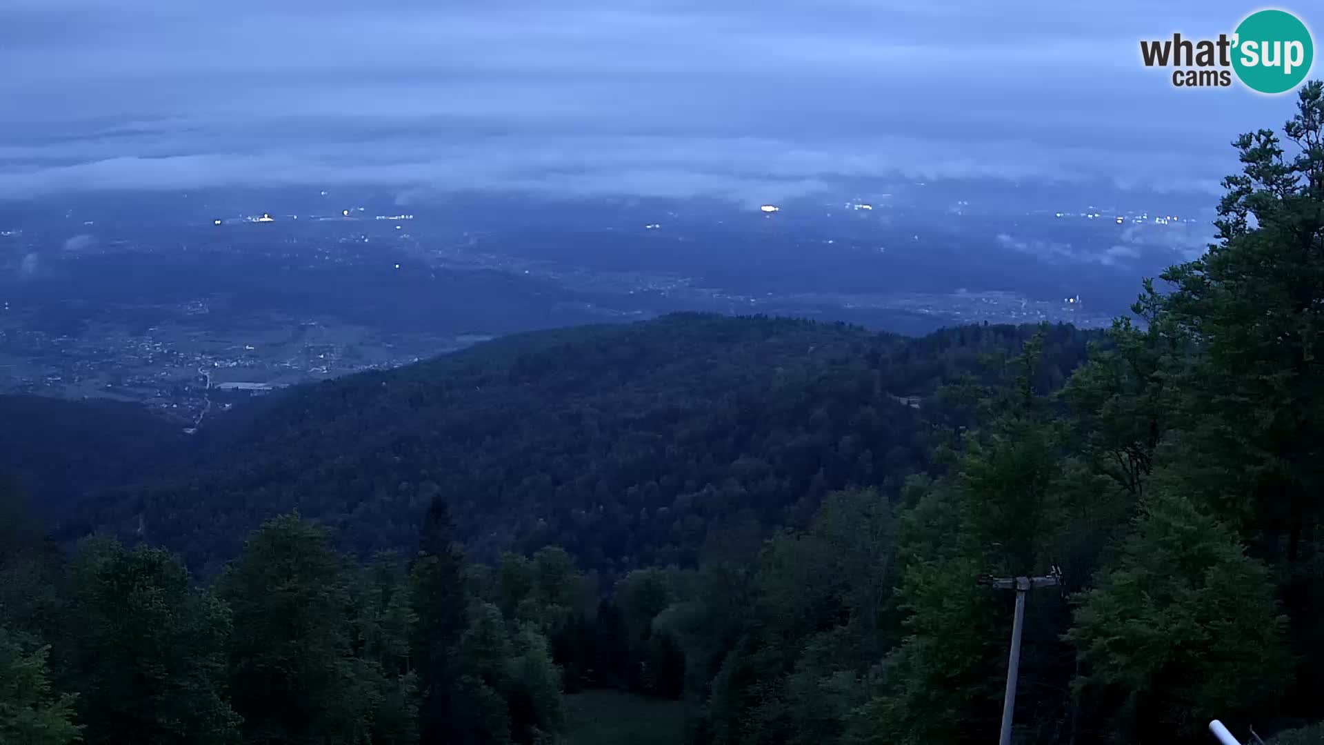 Sljeme webcam – Panorama