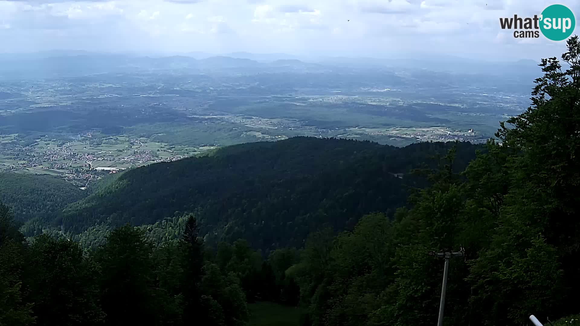 Sljeme webcam – Panorama