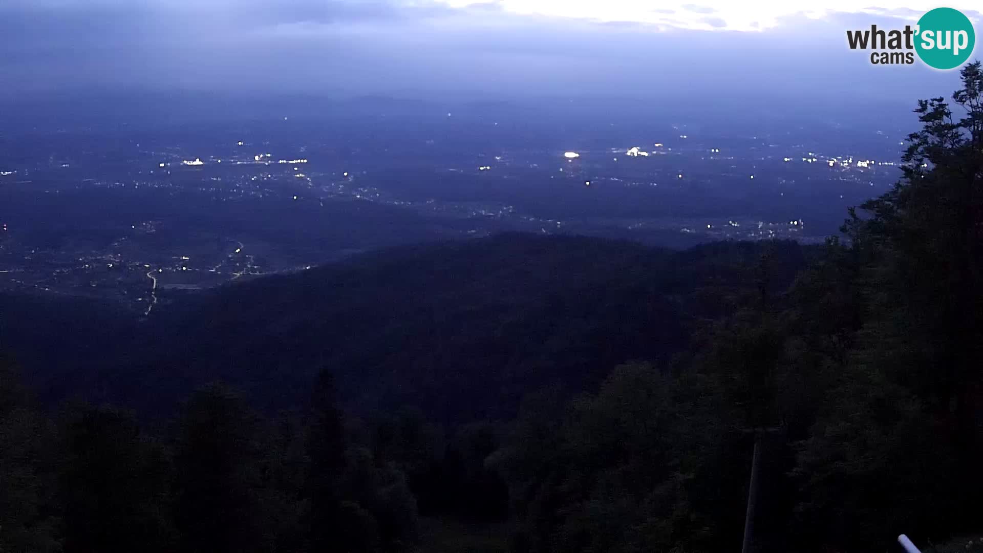 Sljeme webcam – Panorama