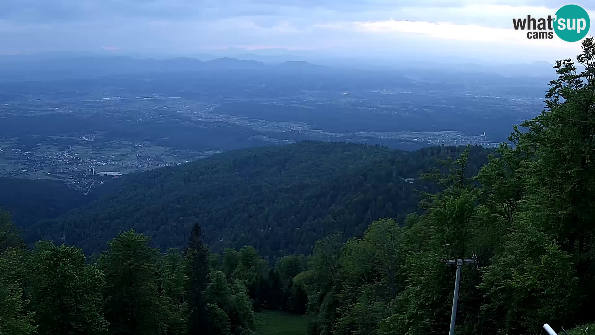 Sljeme webcam – Panorama