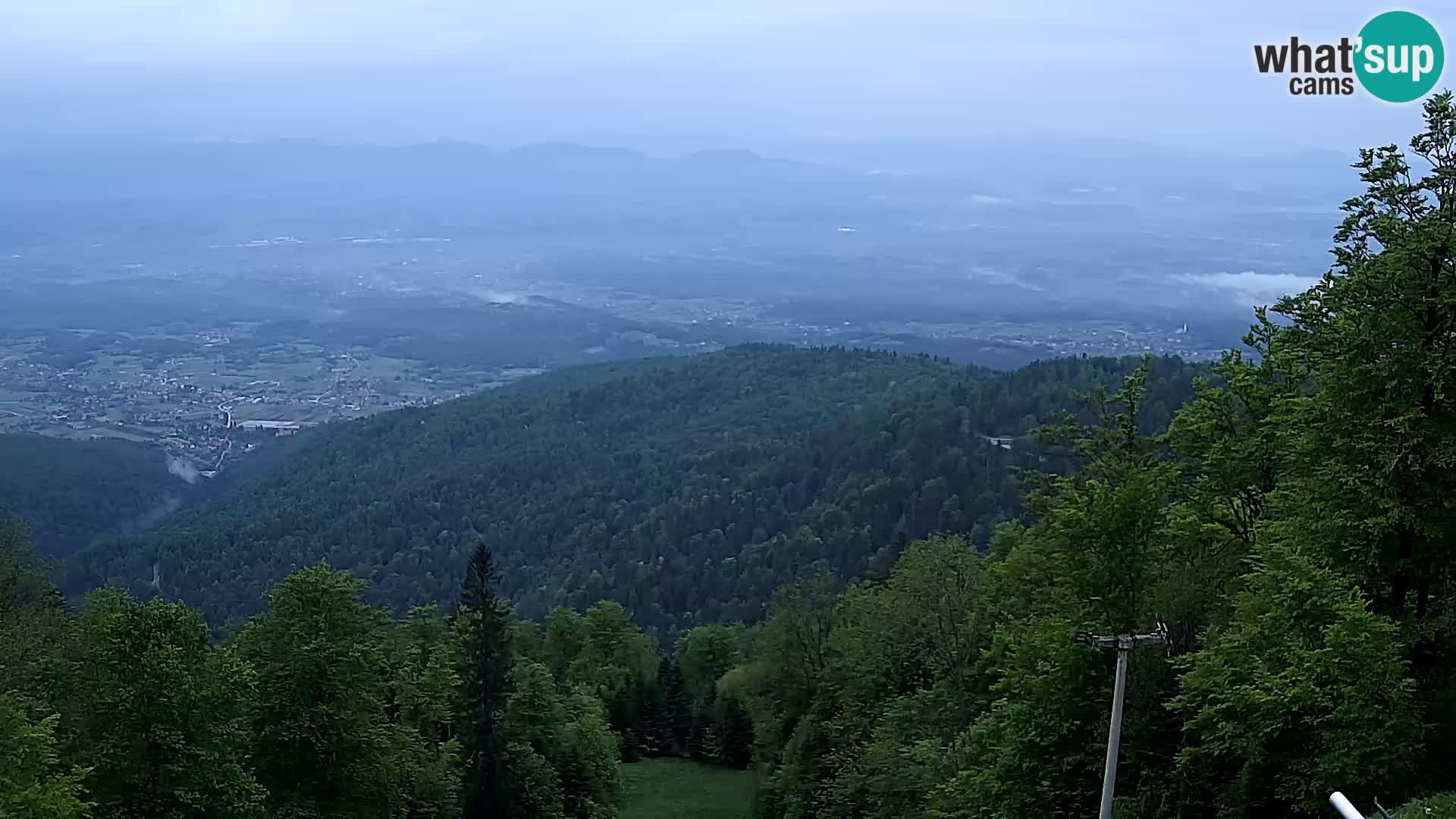 Sljeme webcam – Panorama