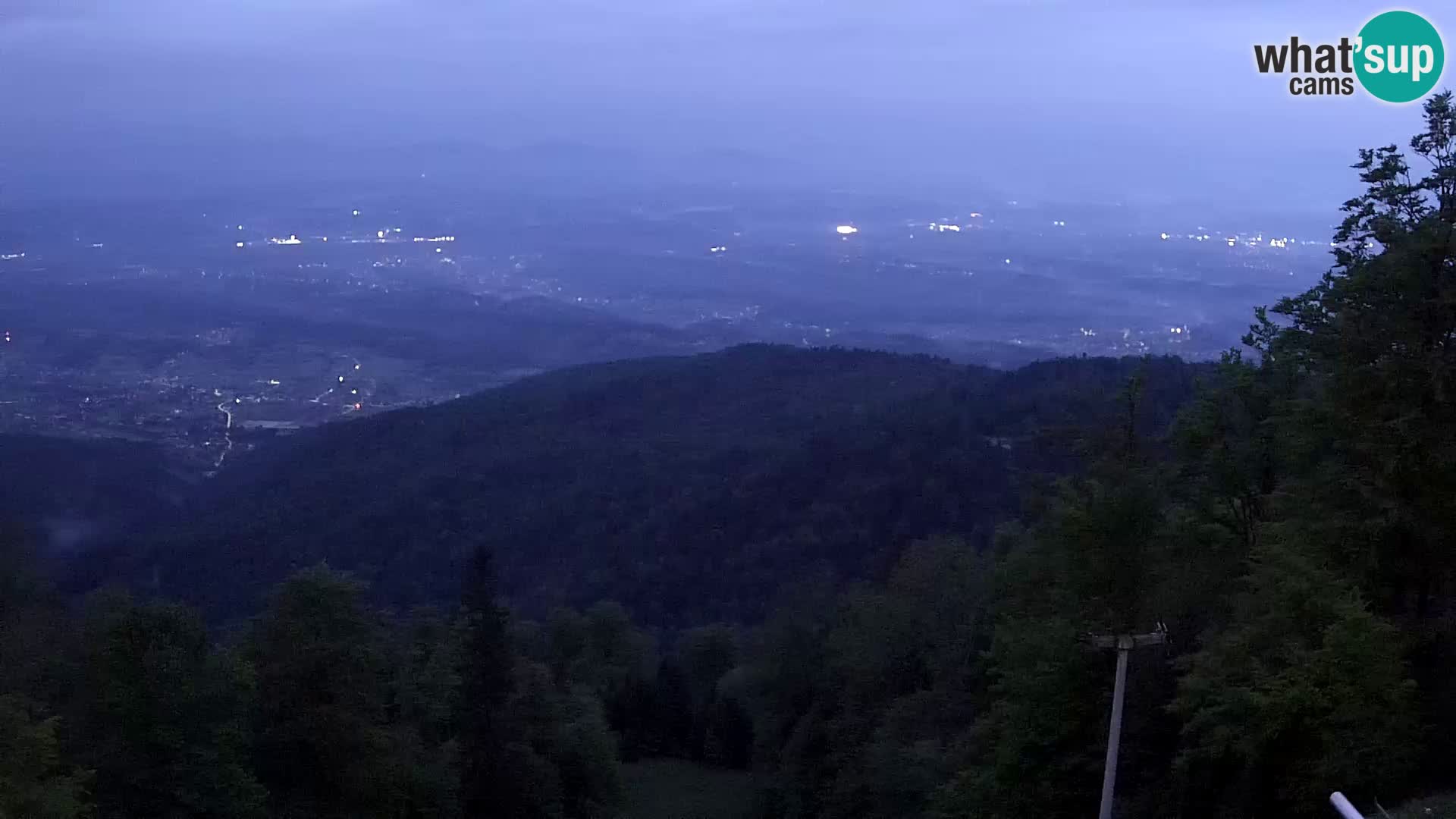 Sljeme webcam – Panorama