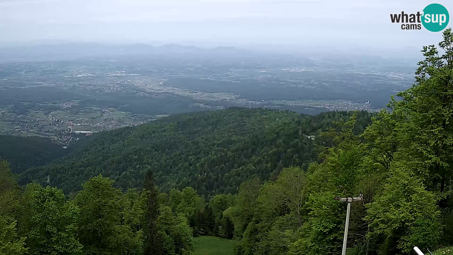 Sljeme webcam – Panorama