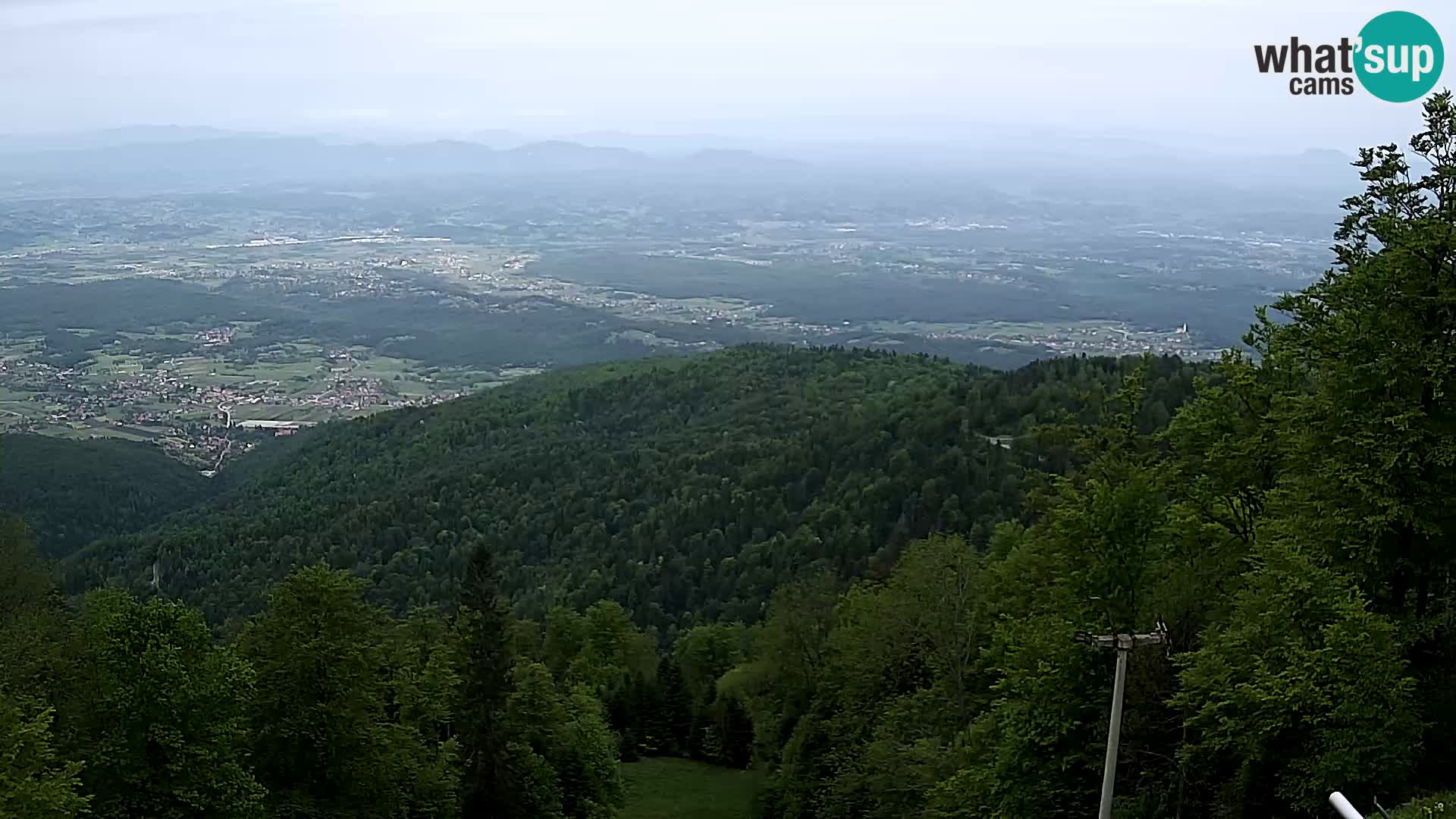 Sljeme webcam – Panorama