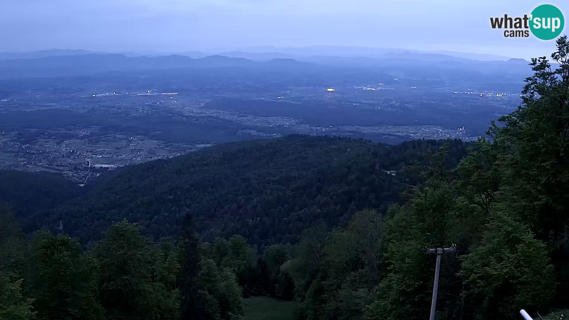 Sljeme webcam – Panorama
