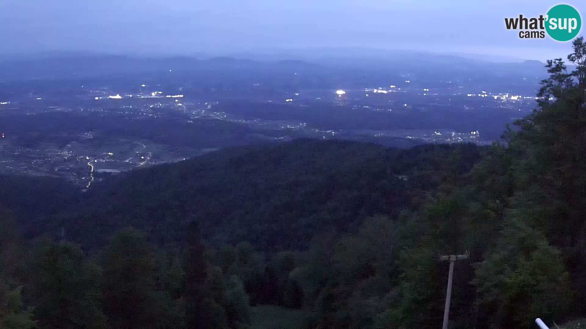 Sljeme webcam – Panorama