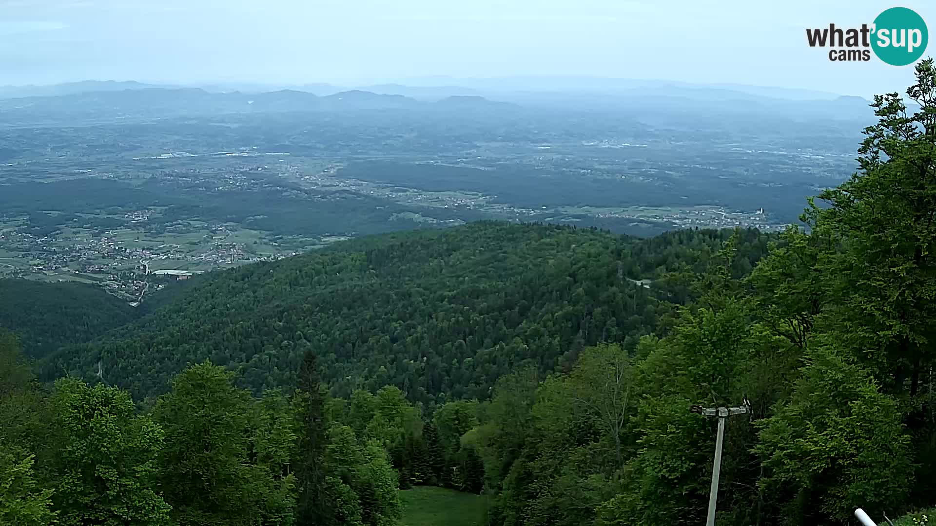 Sljeme webcam – panorama