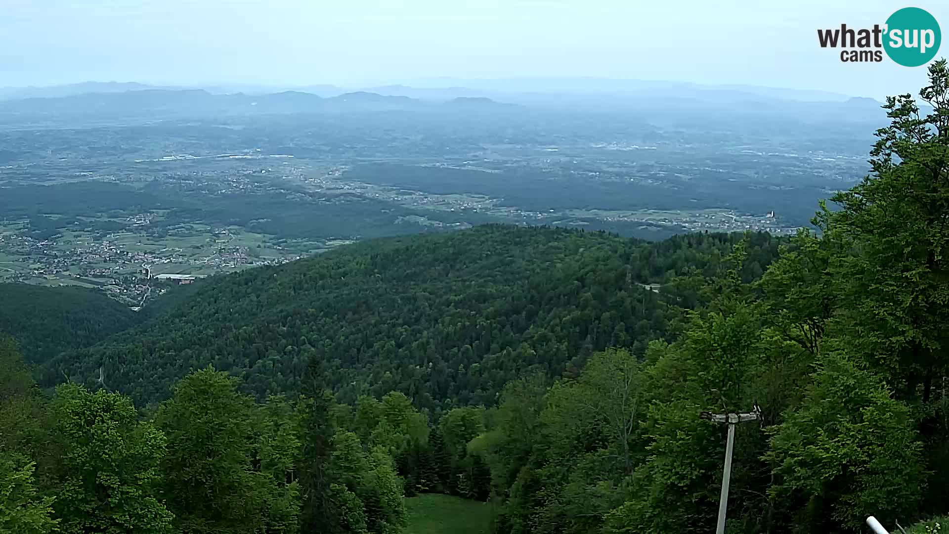 Sljeme webcam – Panorama
