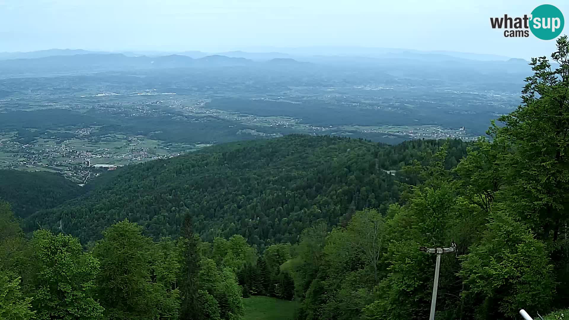 Sljeme webcam – Panorama