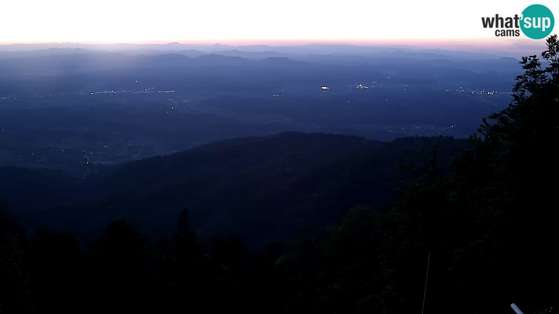 Sljeme webcam – Panorama