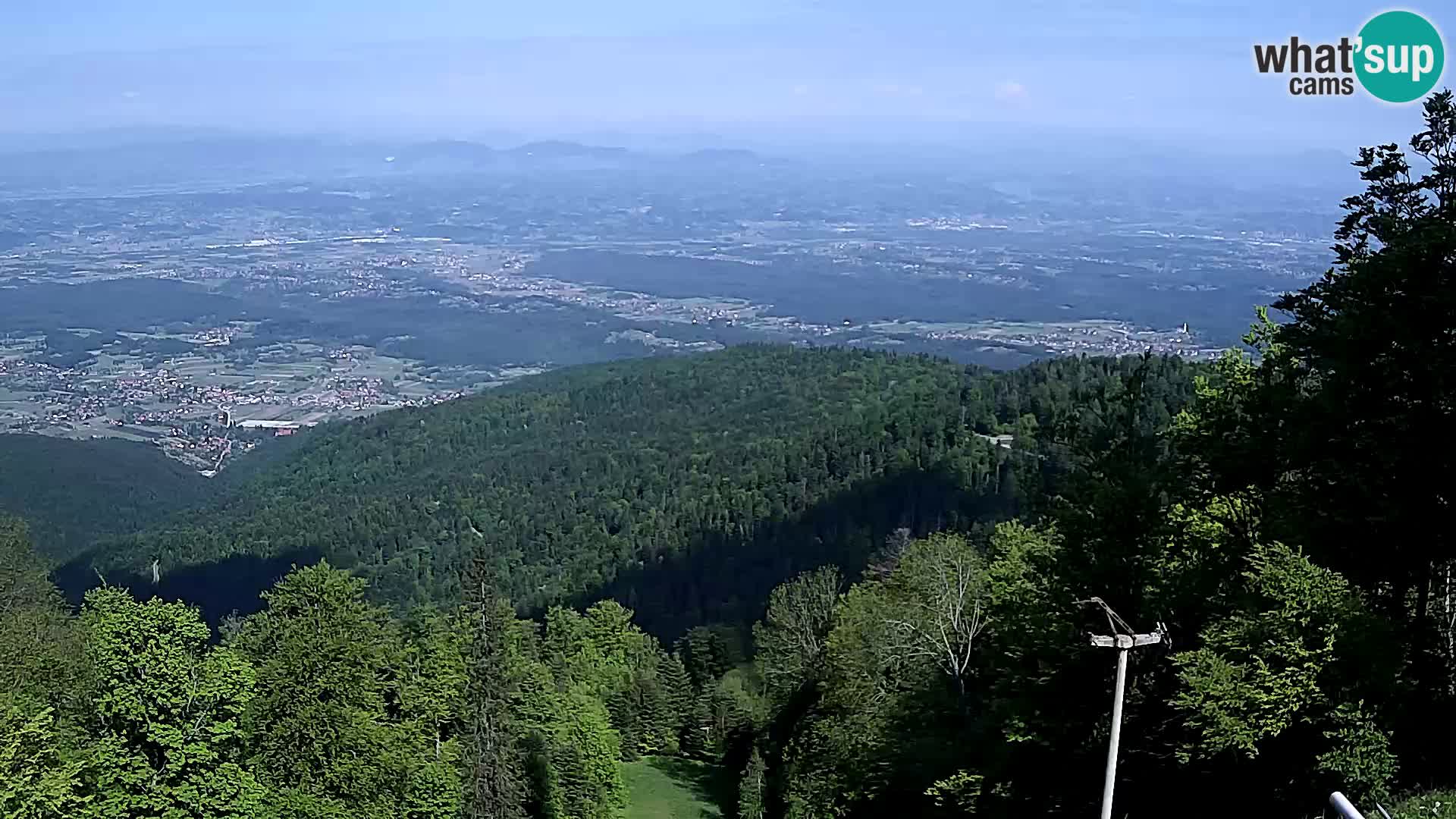 Sljeme webcam – Panorama