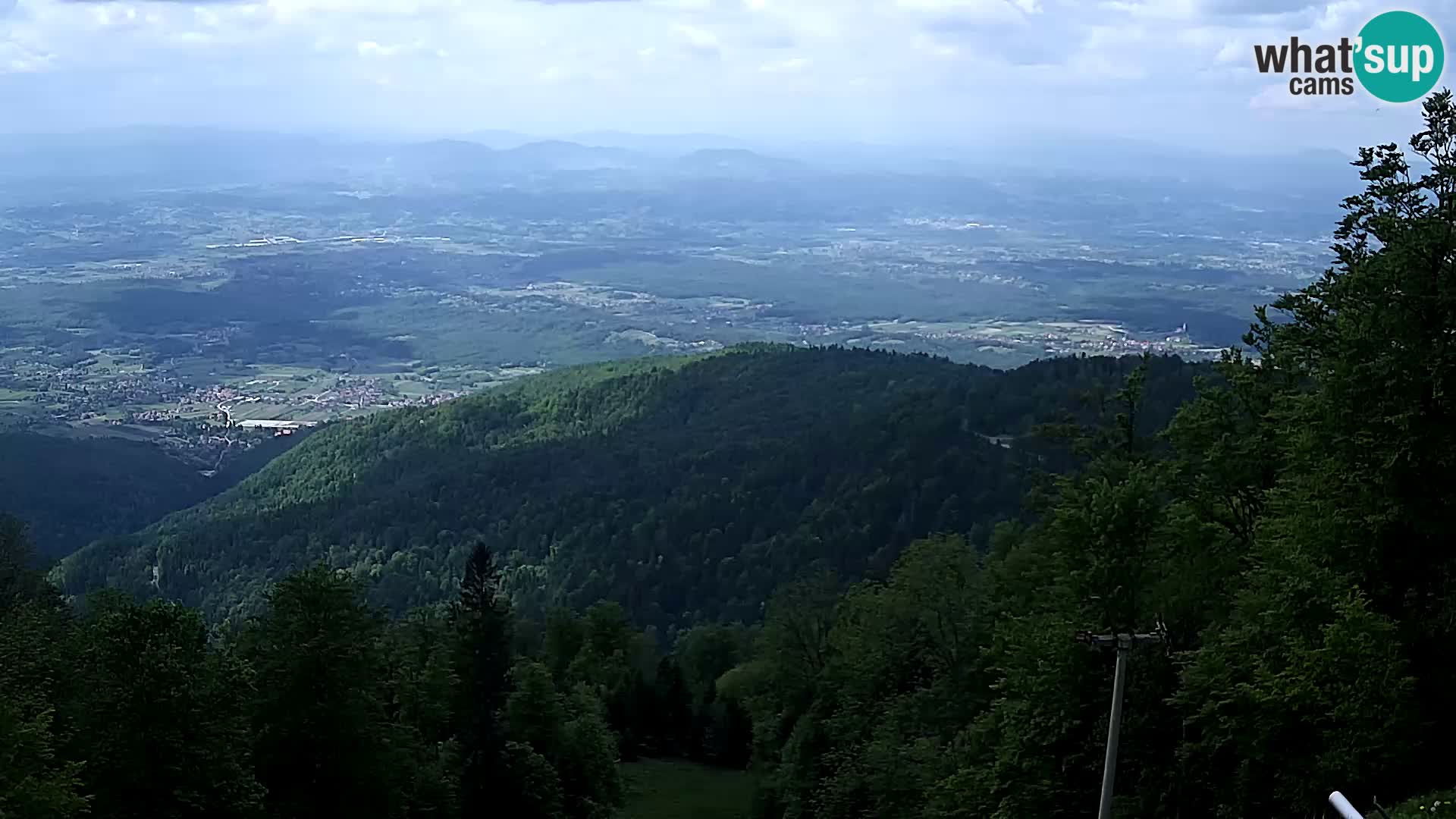 Sljeme webcam – Panorama