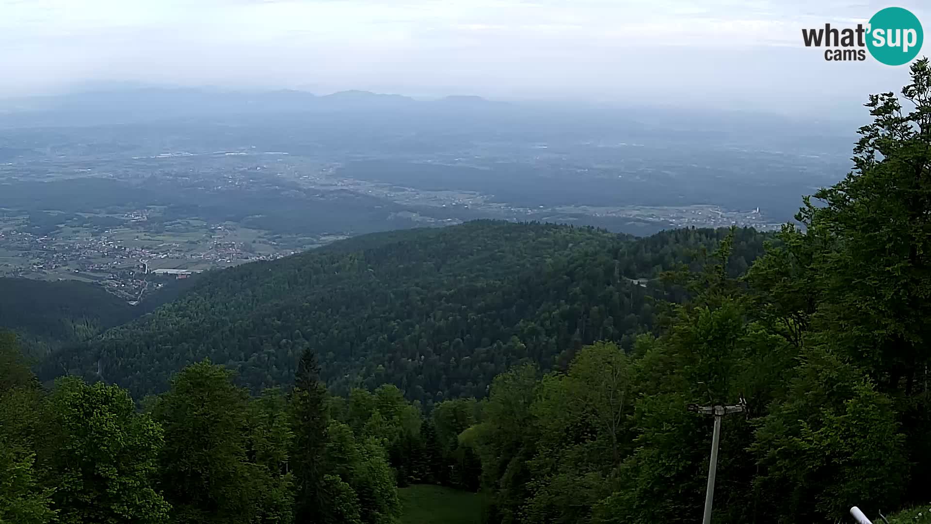Sljeme webcam – Panorama