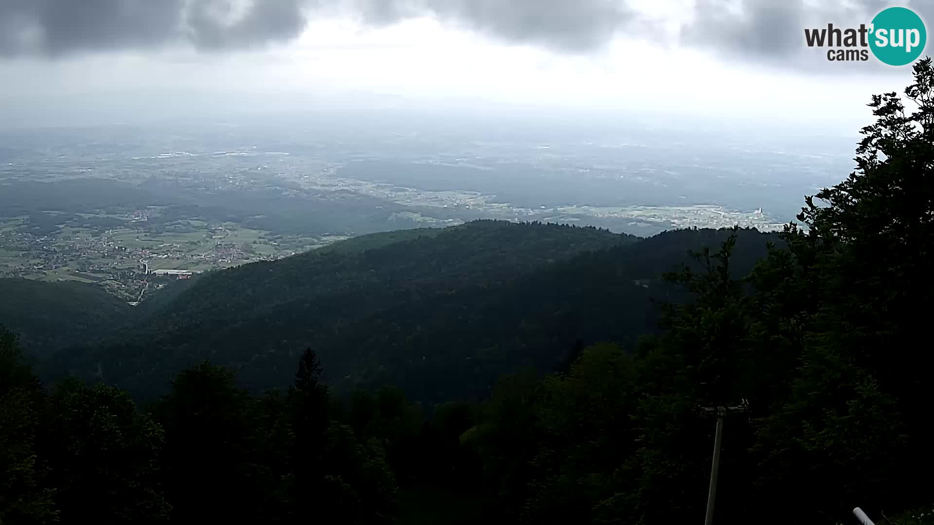 Sljeme webcam – Panorama