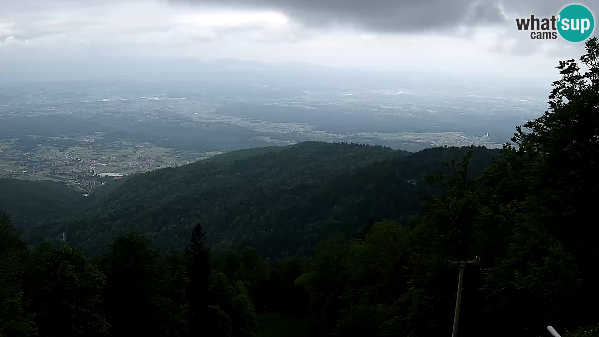 Sljeme webcam – Panorama