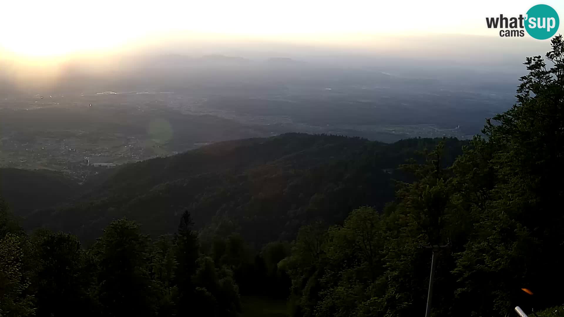 Sljeme webcam – Panorama