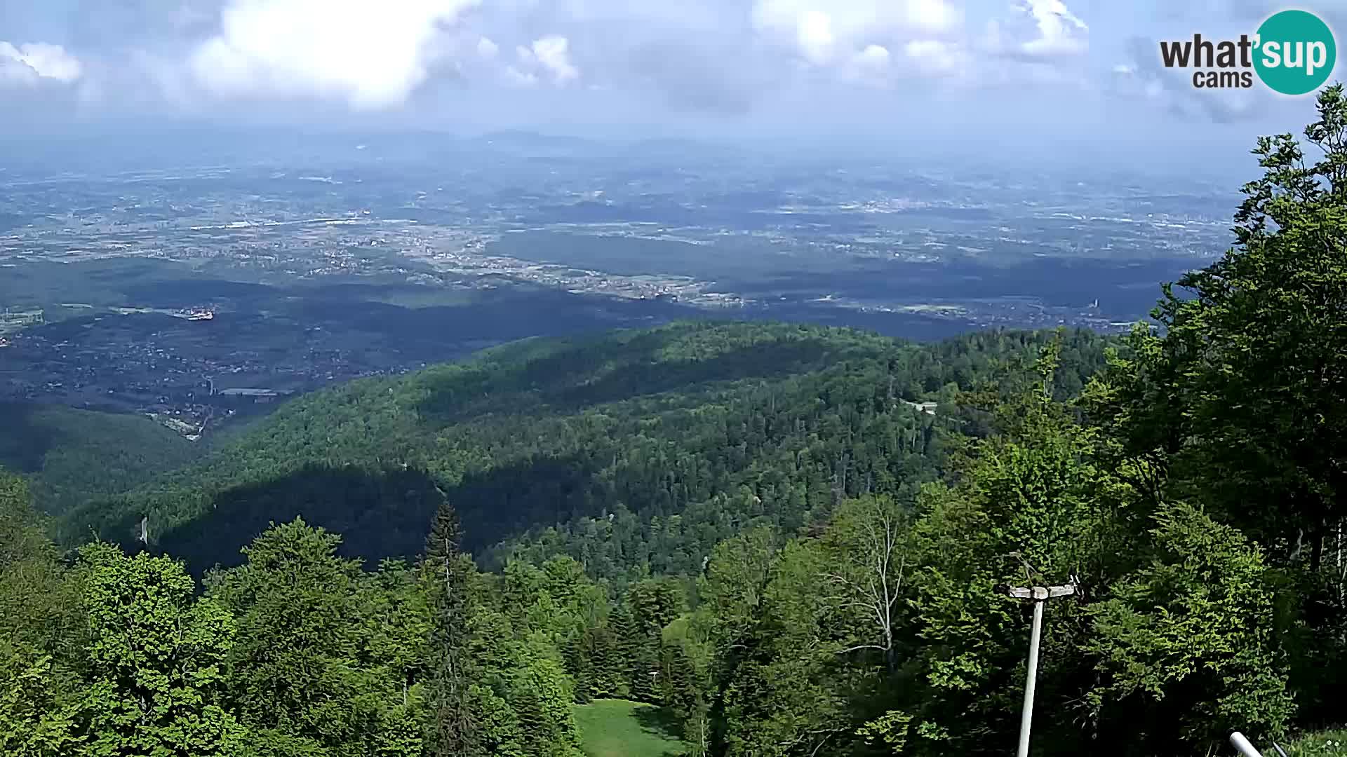 Sljeme webcam – Panorama