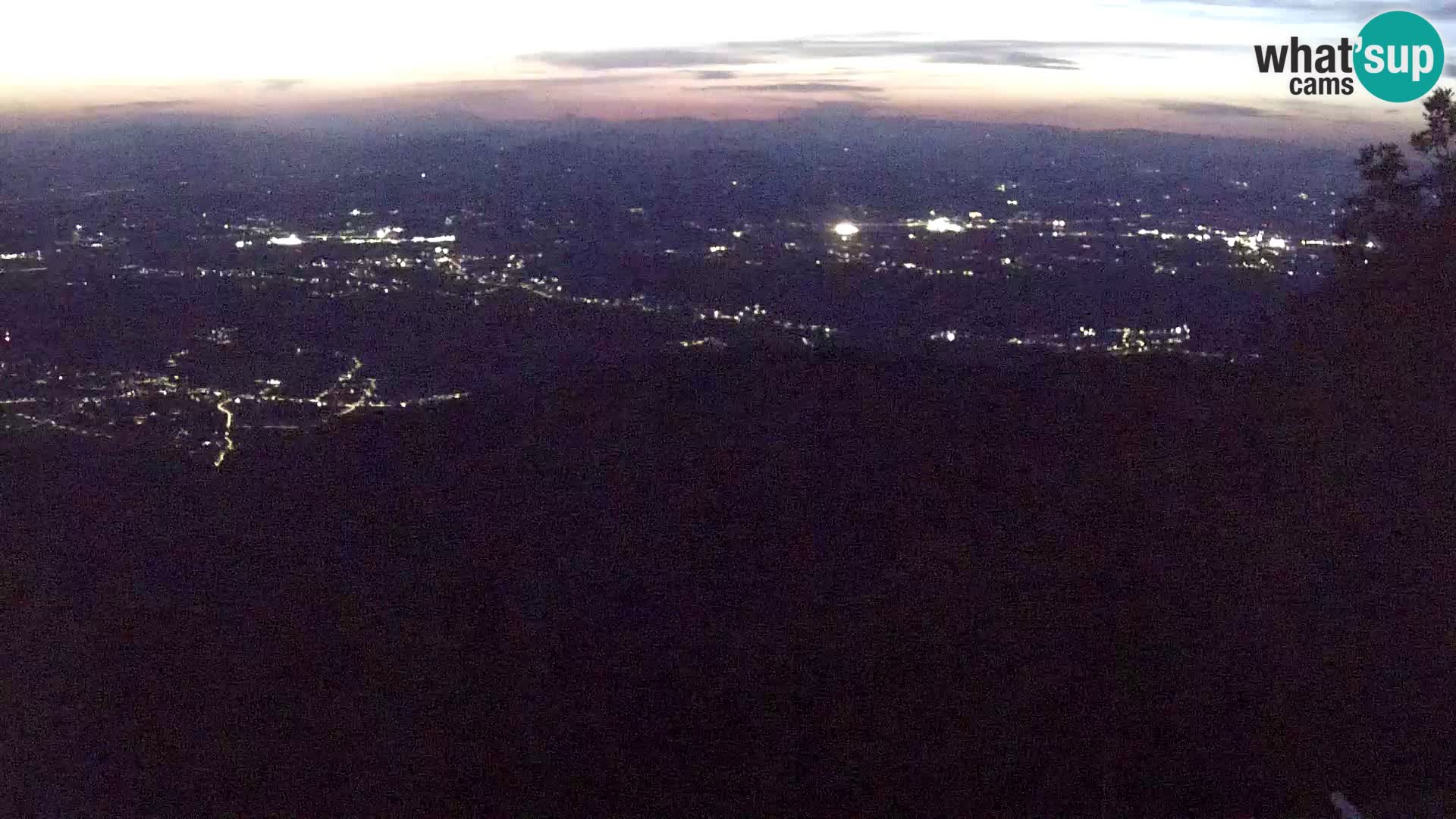 Sljeme webcam – Panorama