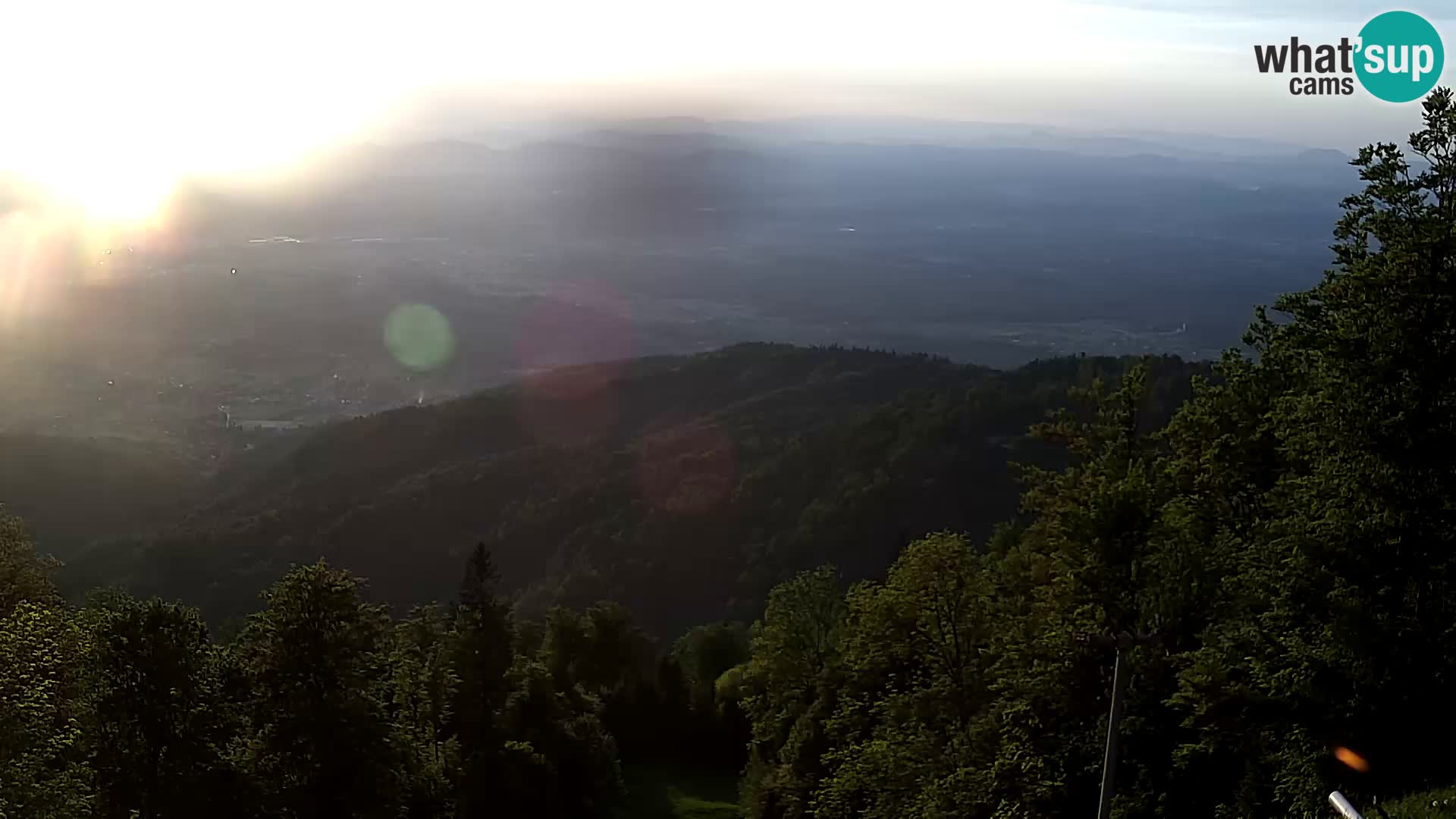 Sljeme webcam – Panorama