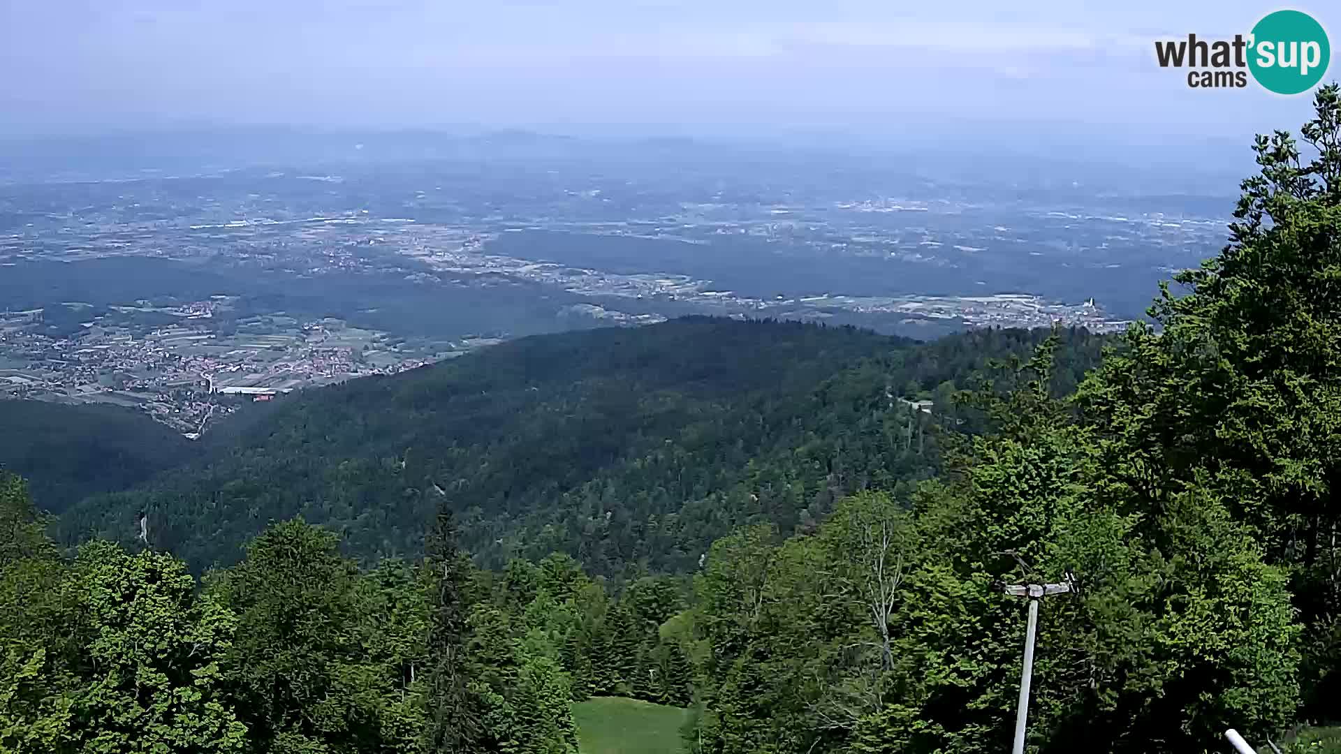 Sljeme webcam – Panorama