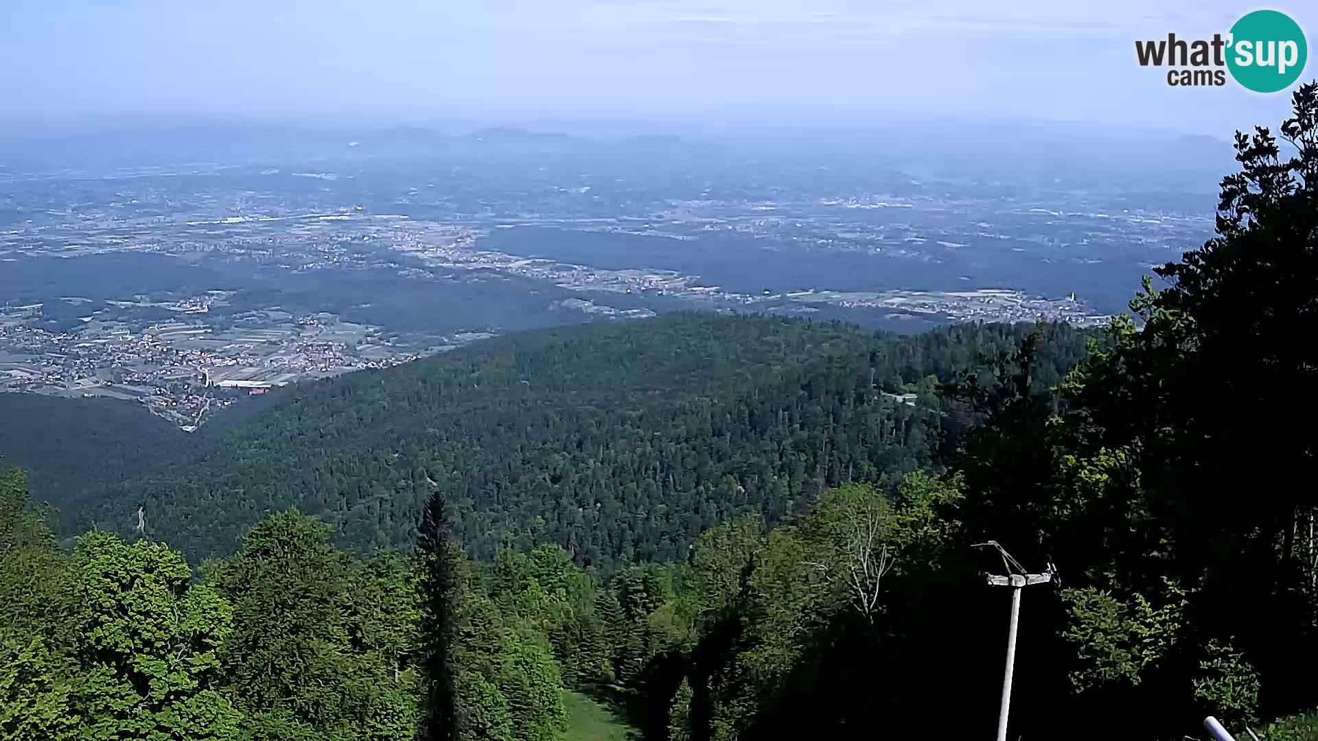 Sljeme webcam – panorama