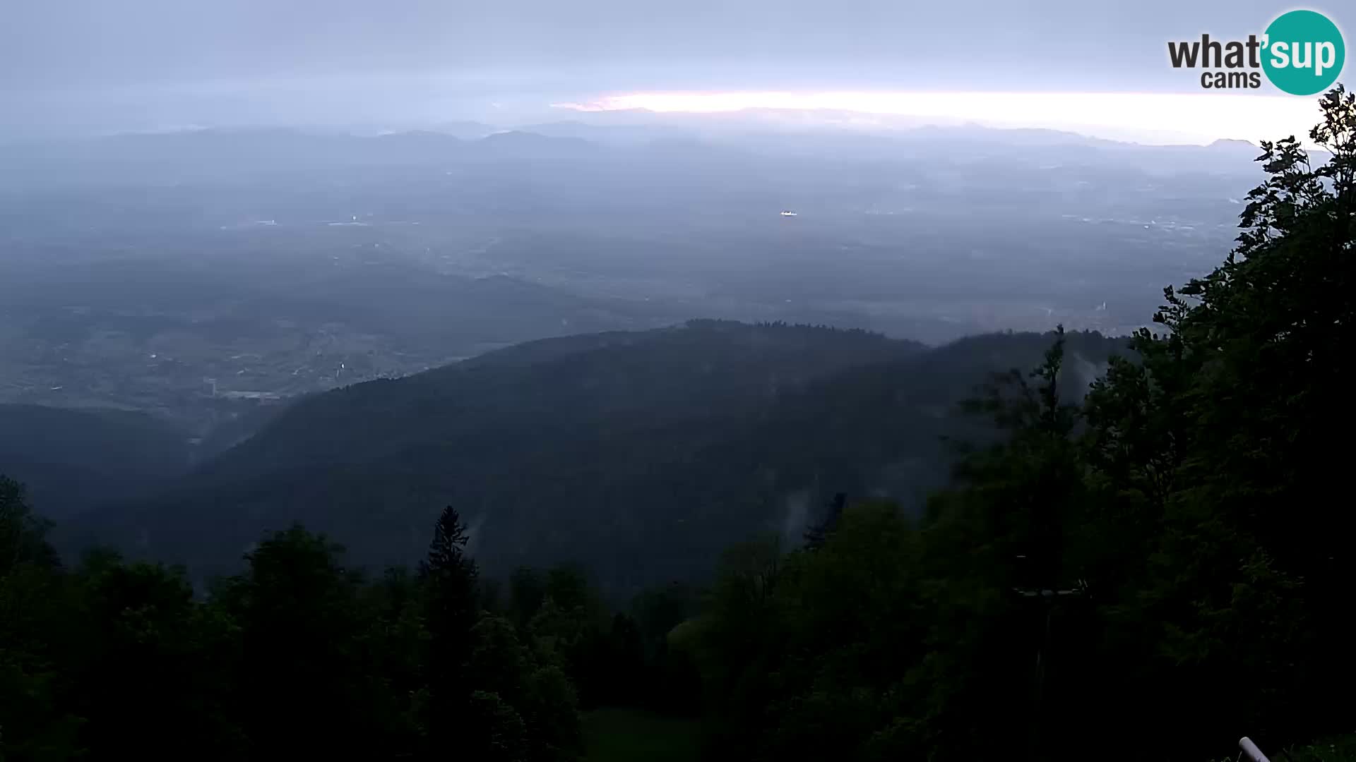 Sljeme webcam – Panorama