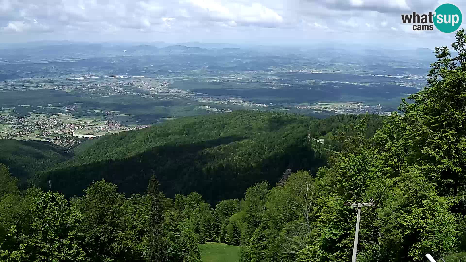 Sljeme webcam – Panorama