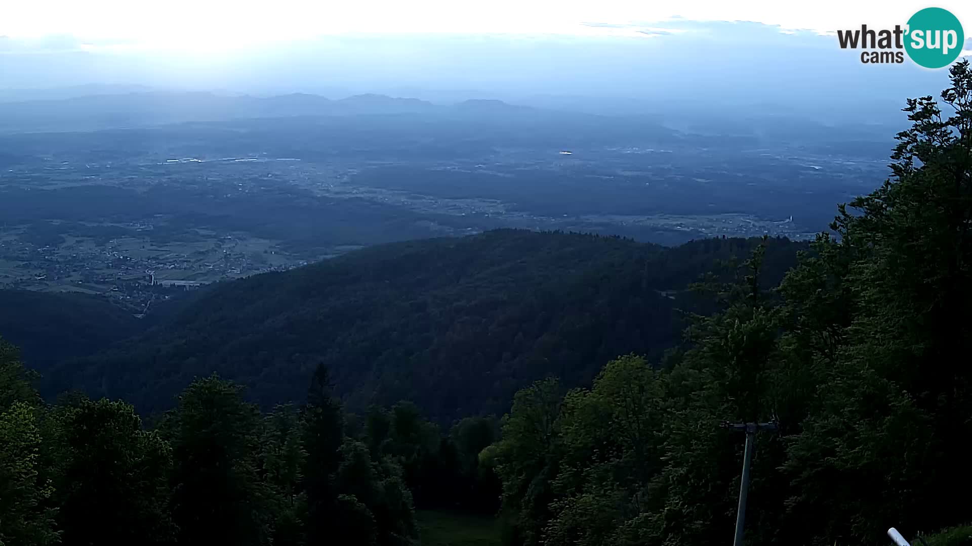 Sljeme webcam – Panorama