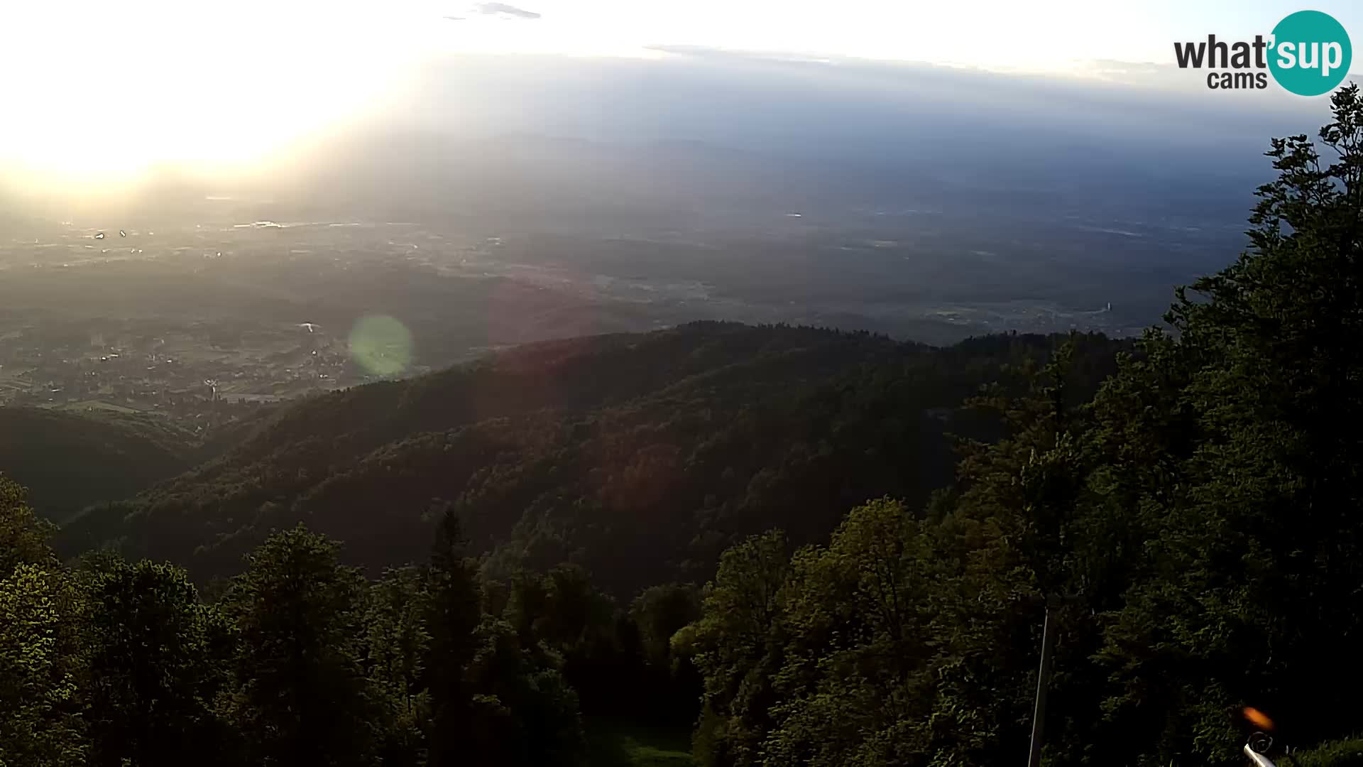 Sljeme webcam – Panorama