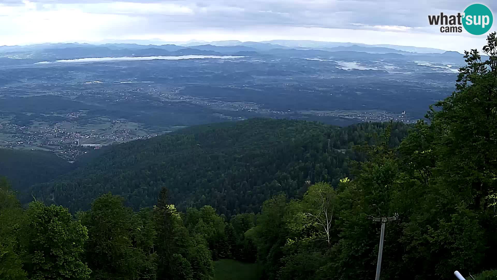 Sljeme webcam – Panorama