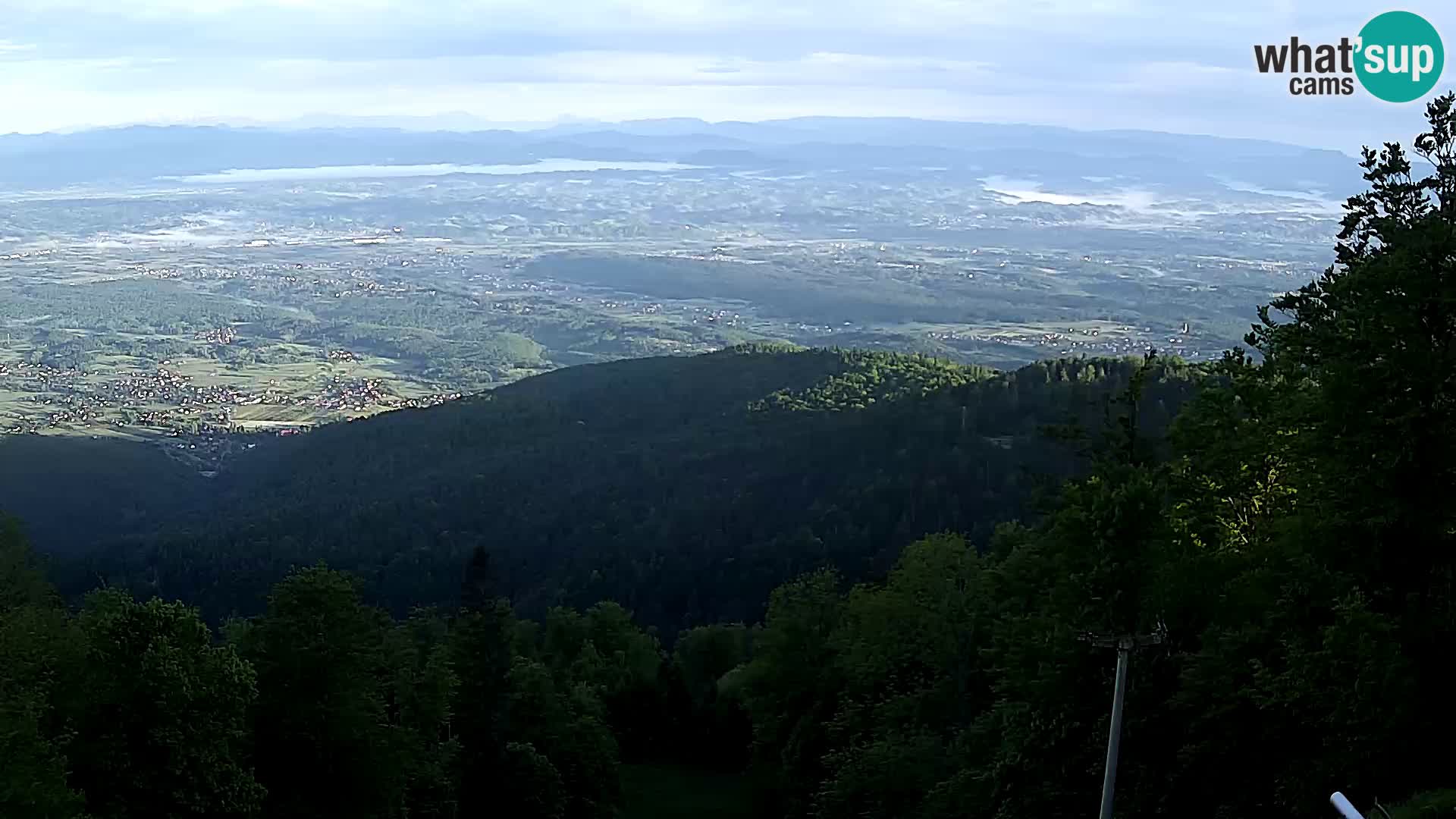 Sljeme webcam – Panorama