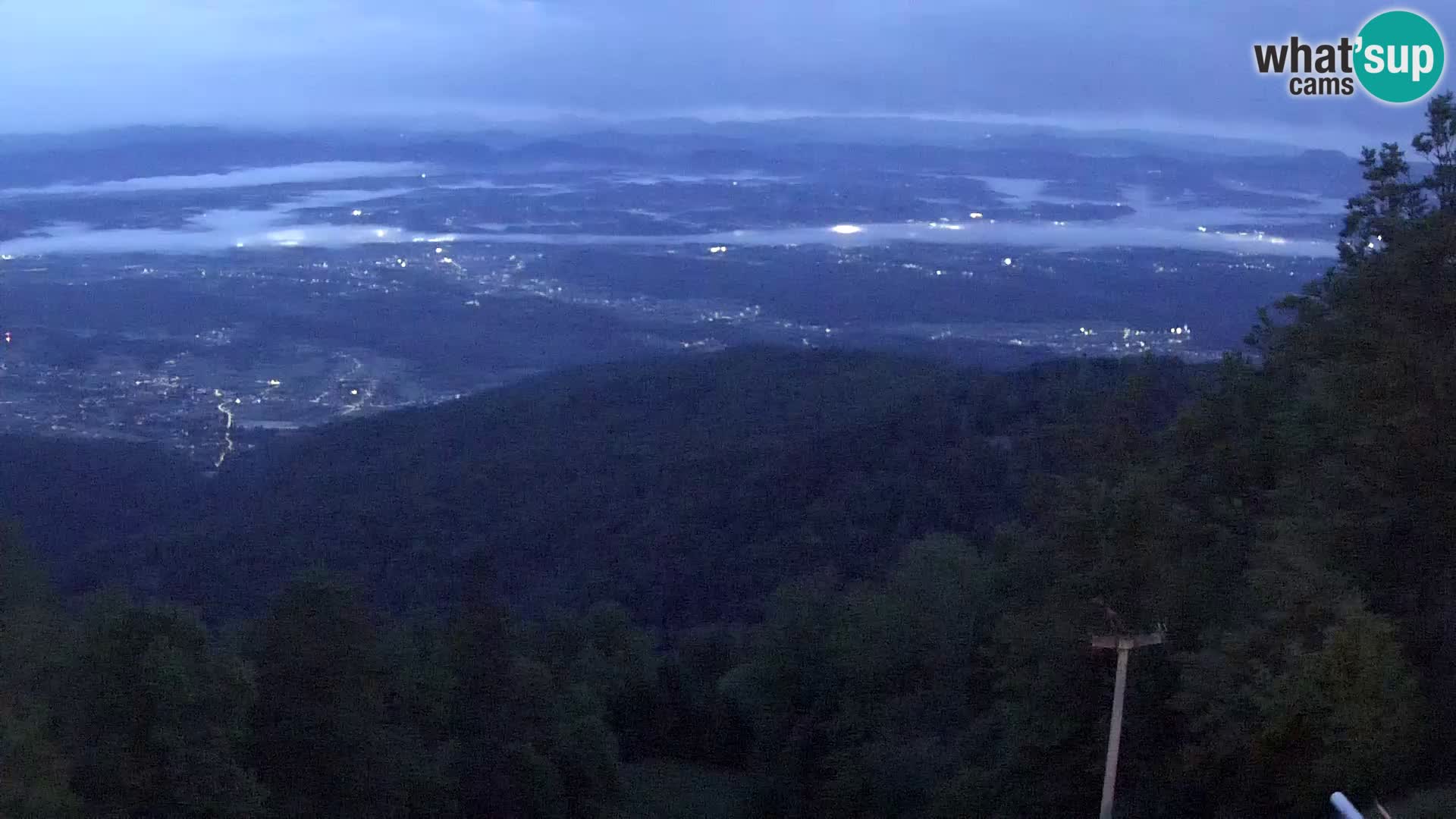 Sljeme webcam – Panorama