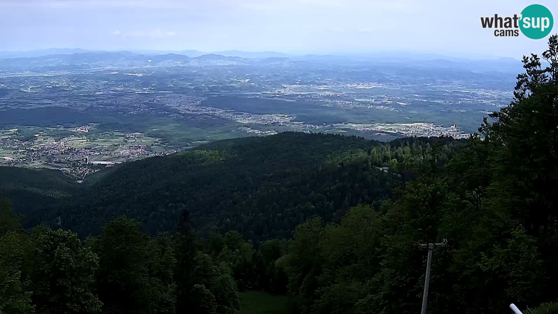 Sljeme webcam – Panorama
