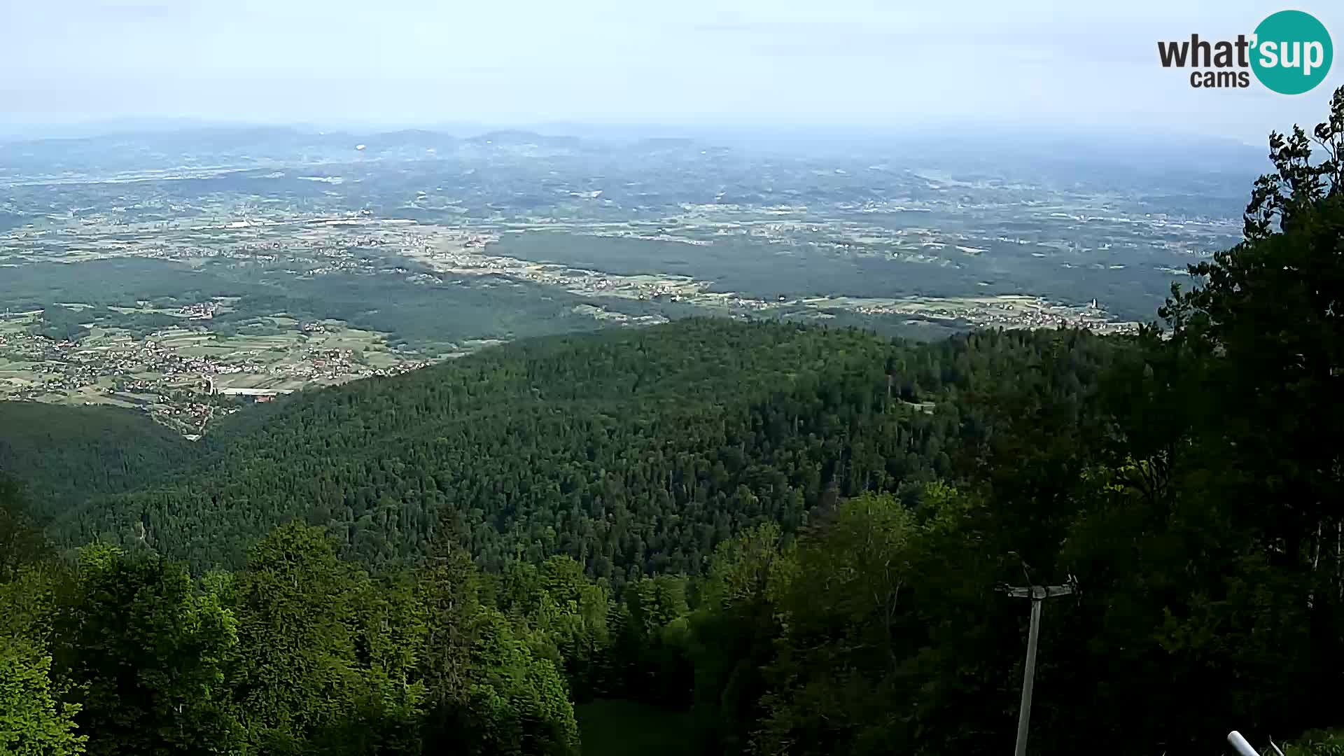 Sljeme webcam – Panorama