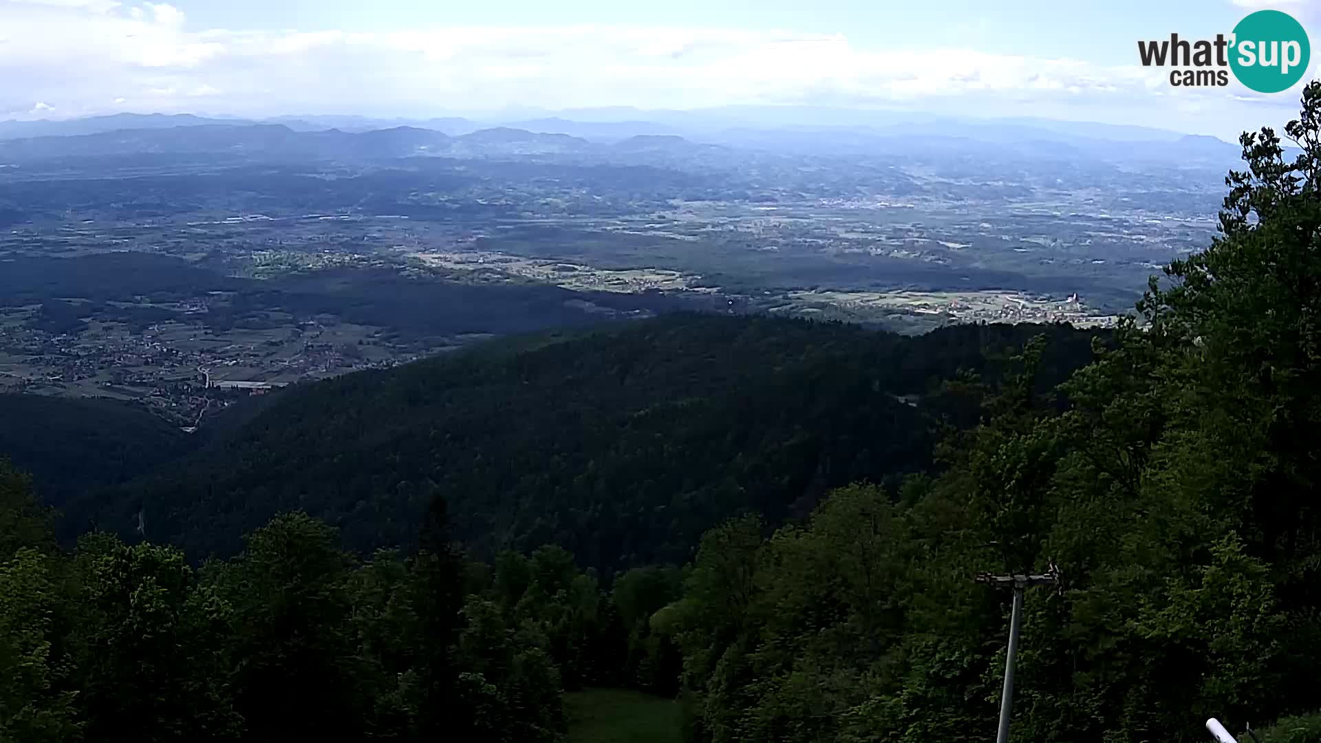 Sljeme webcam – panorama