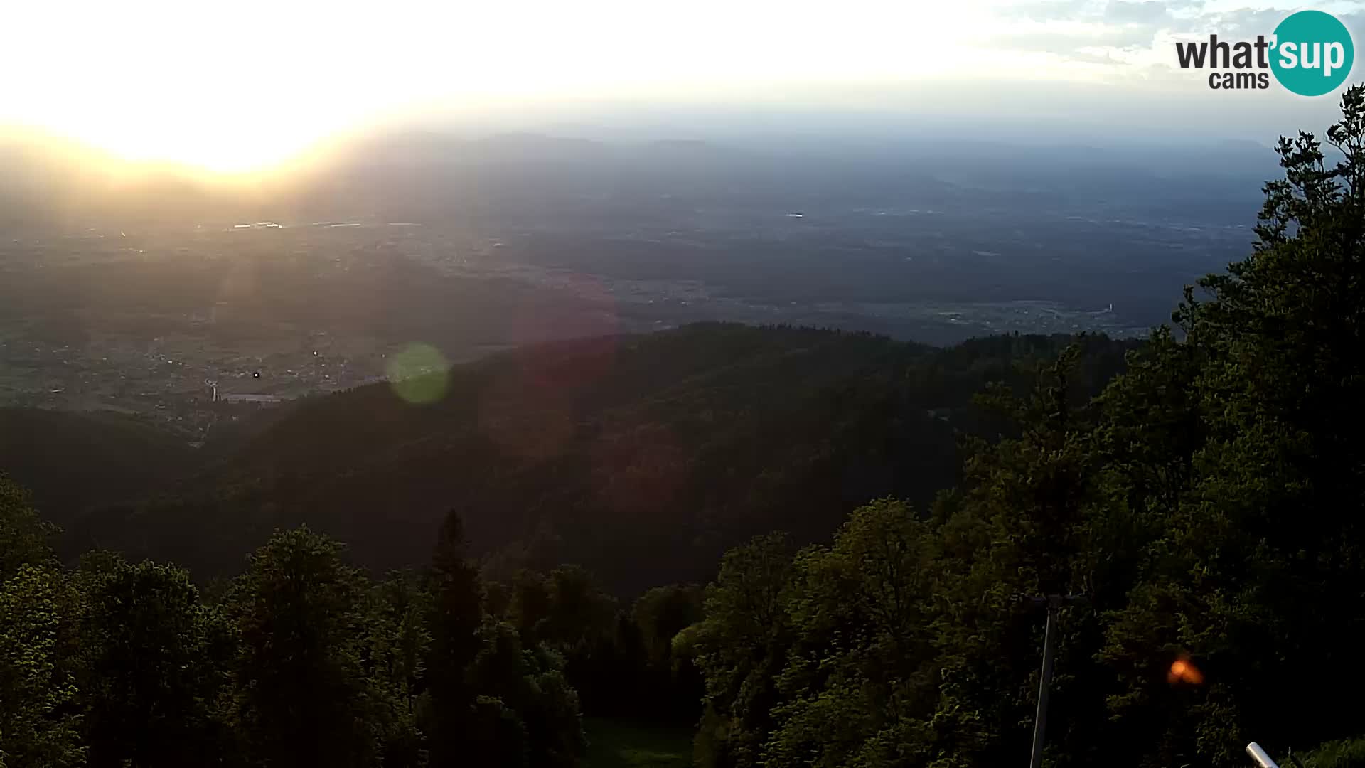 Sljeme webcam – Panorama