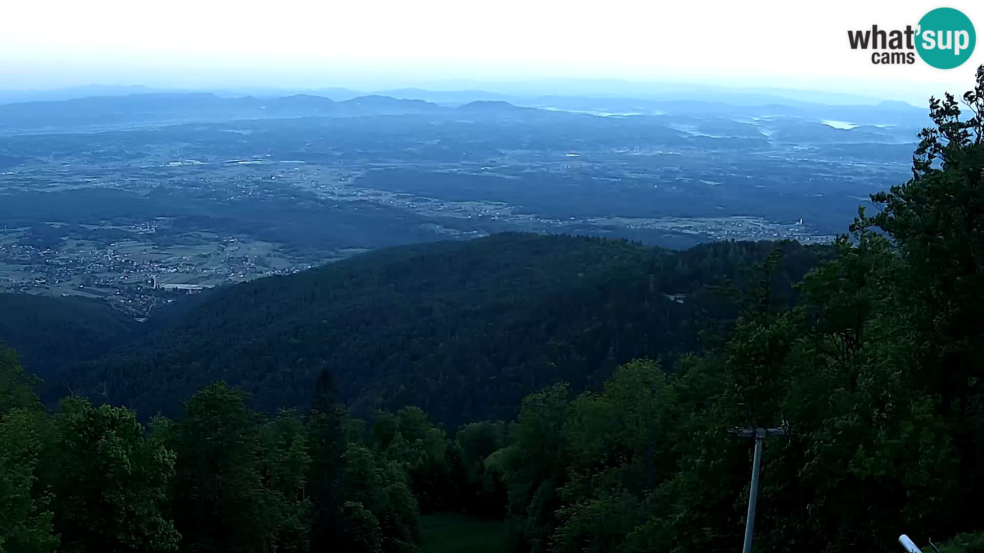 Sljeme webcam – Panorama