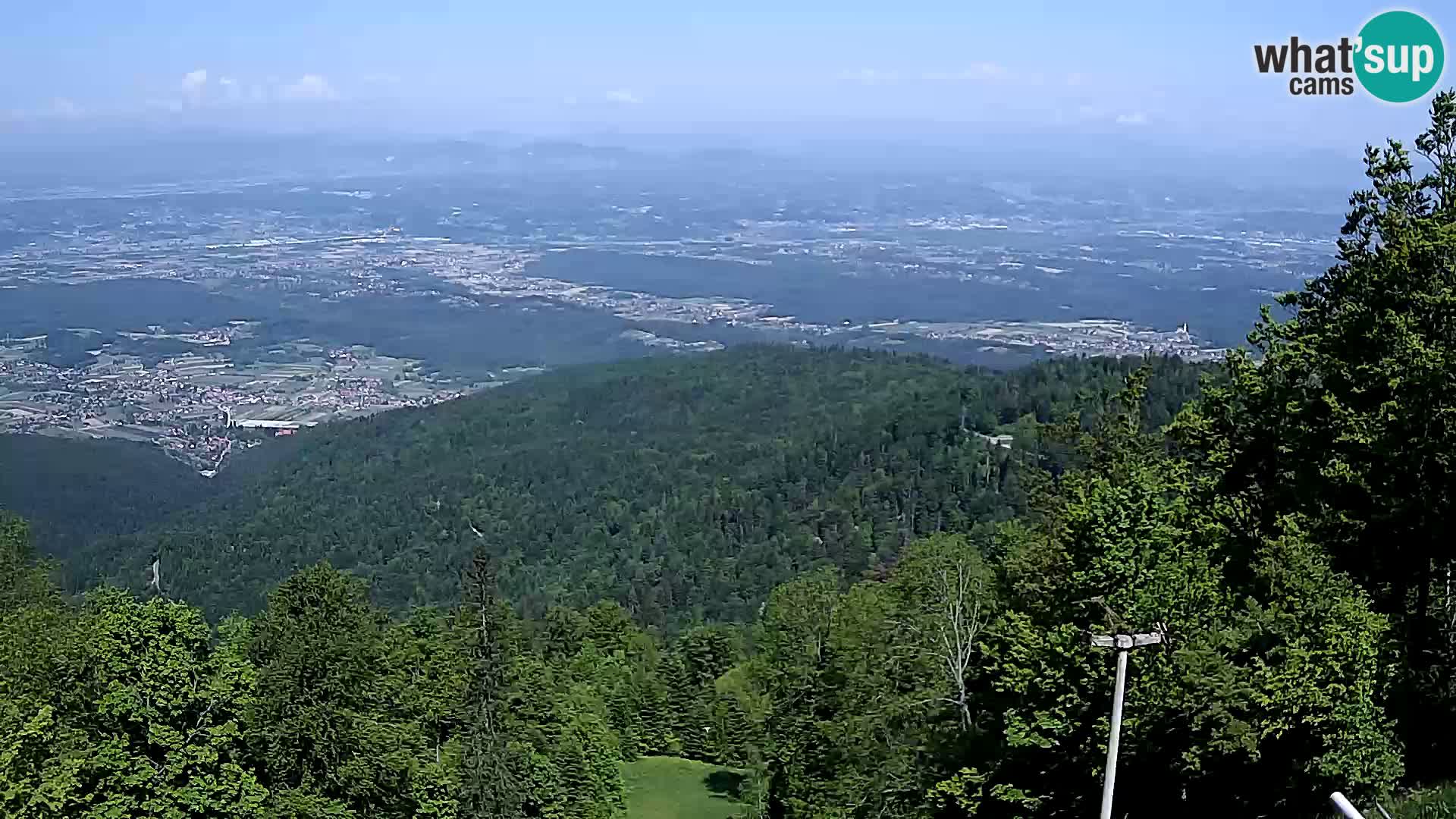 Sljeme webcam – Panorama