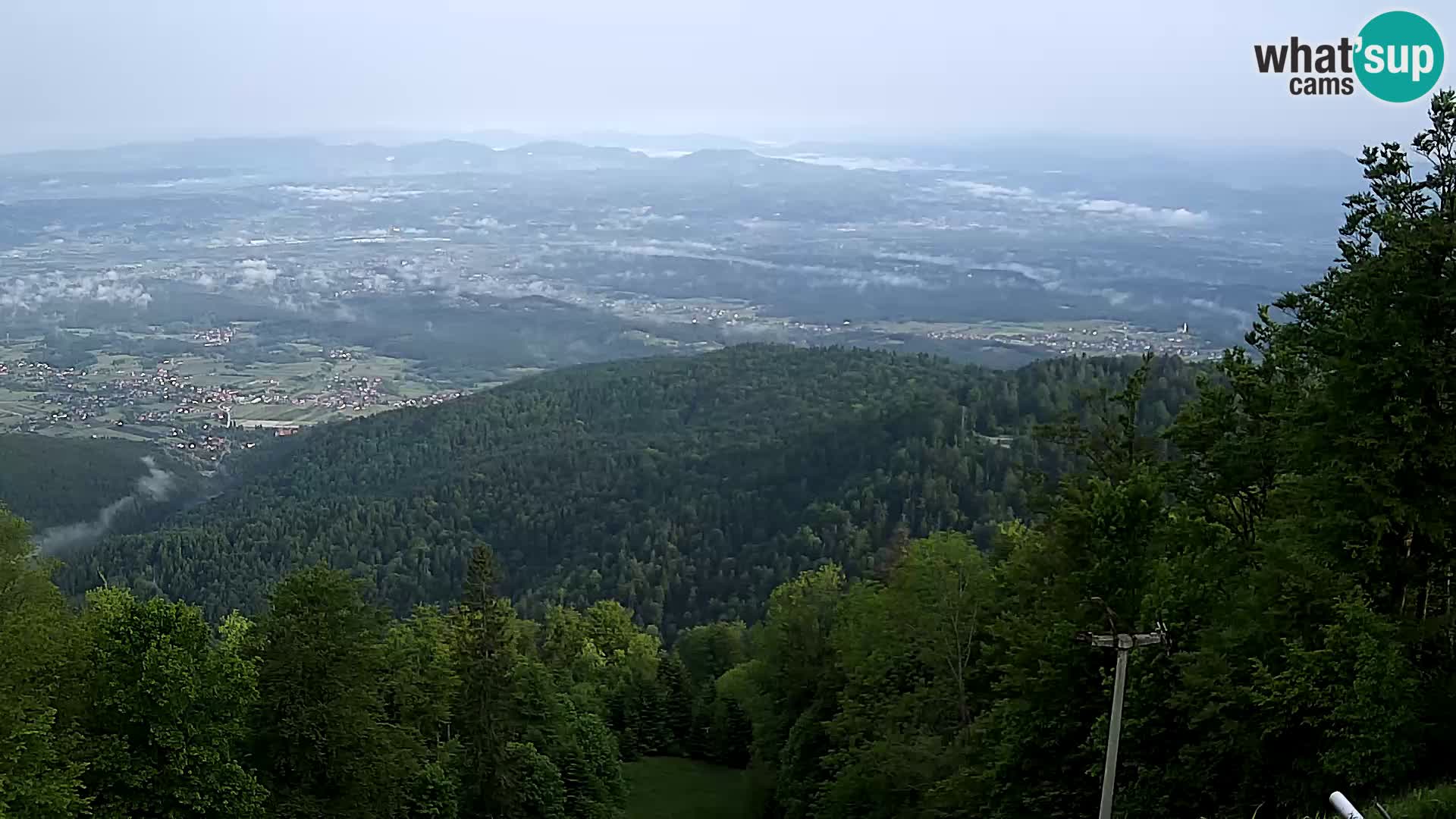 Sljeme webcam – Panorama