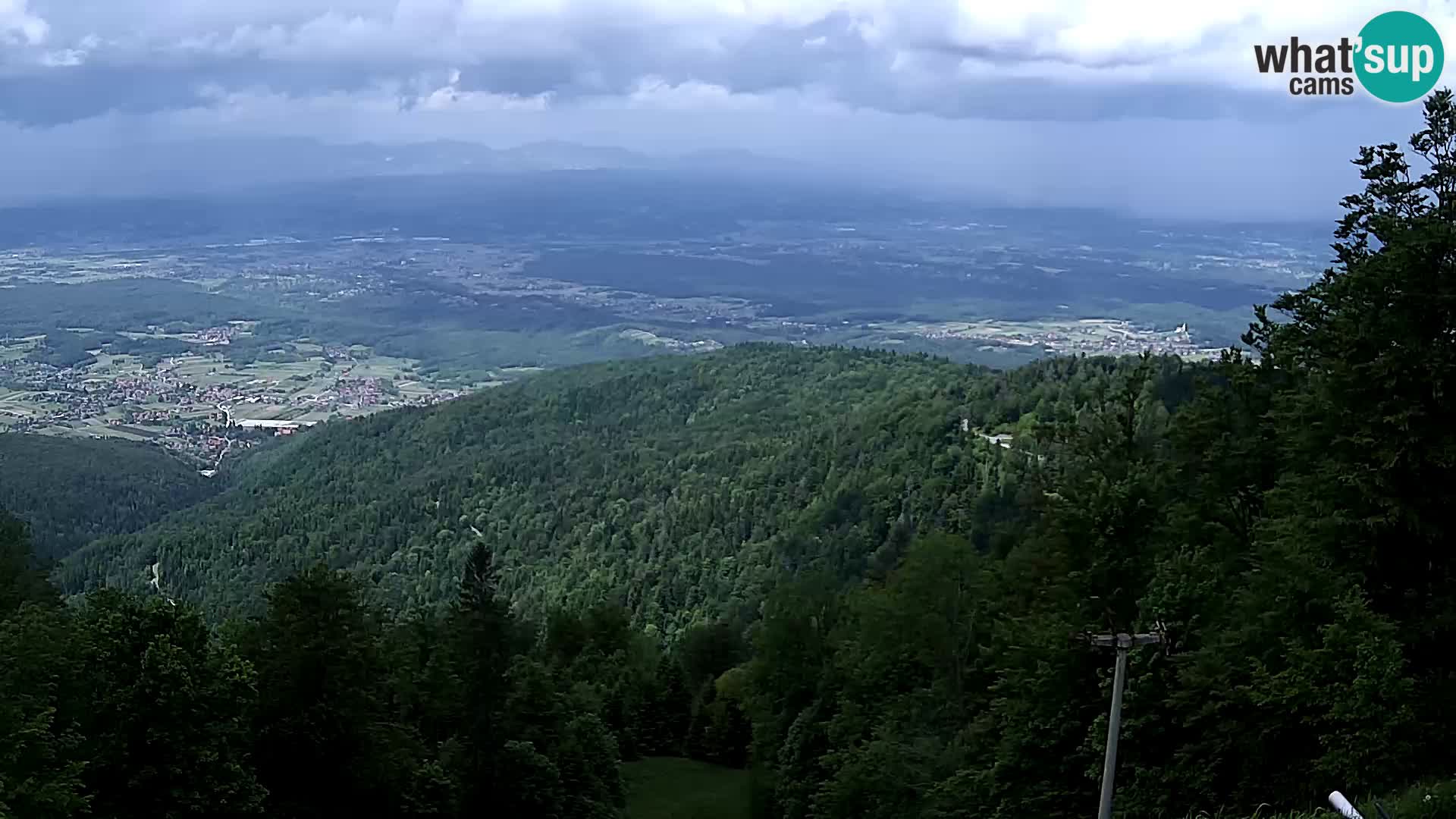 Sljeme webcam – Panorama