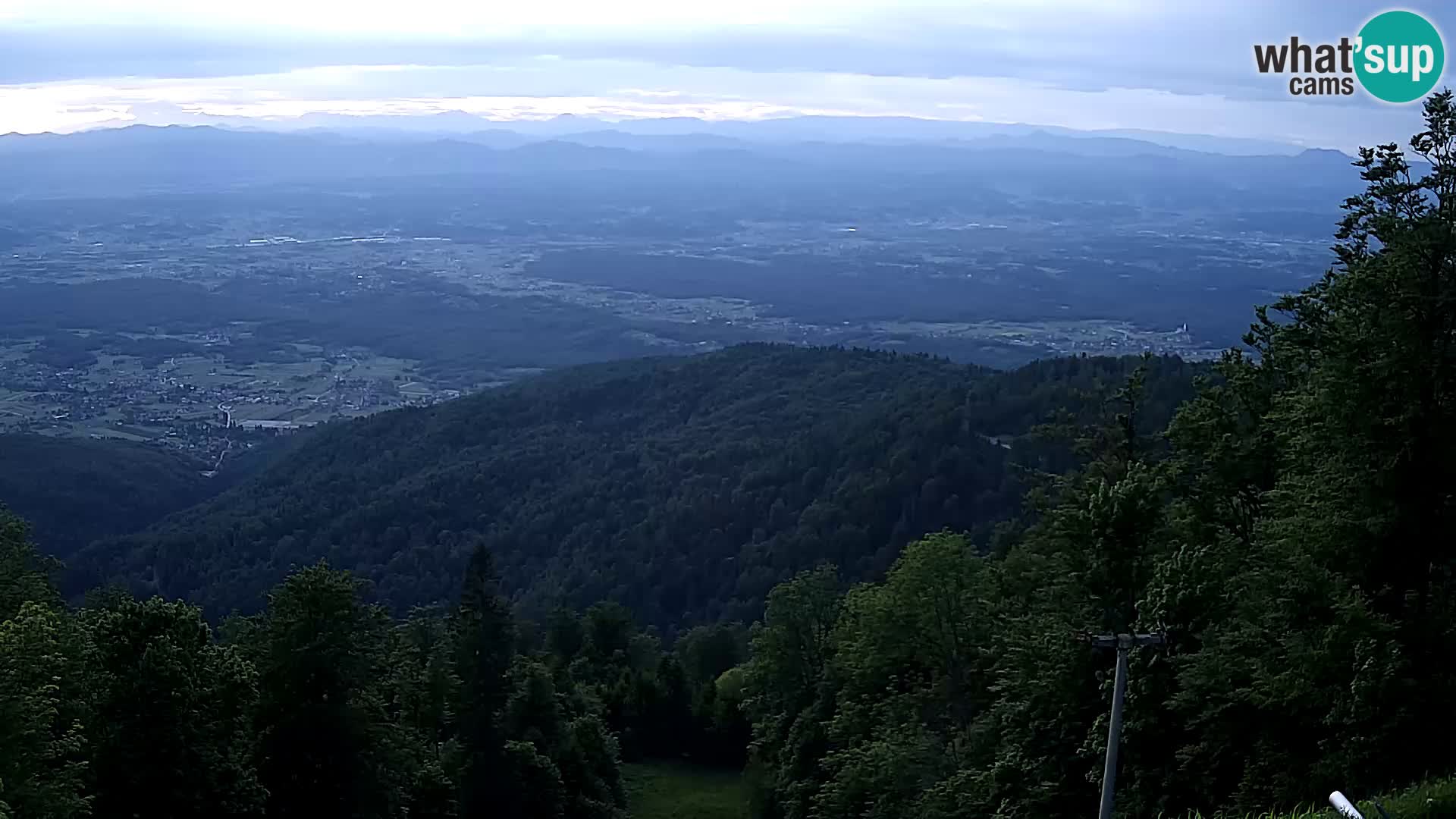 Sljeme webcam – Panorama