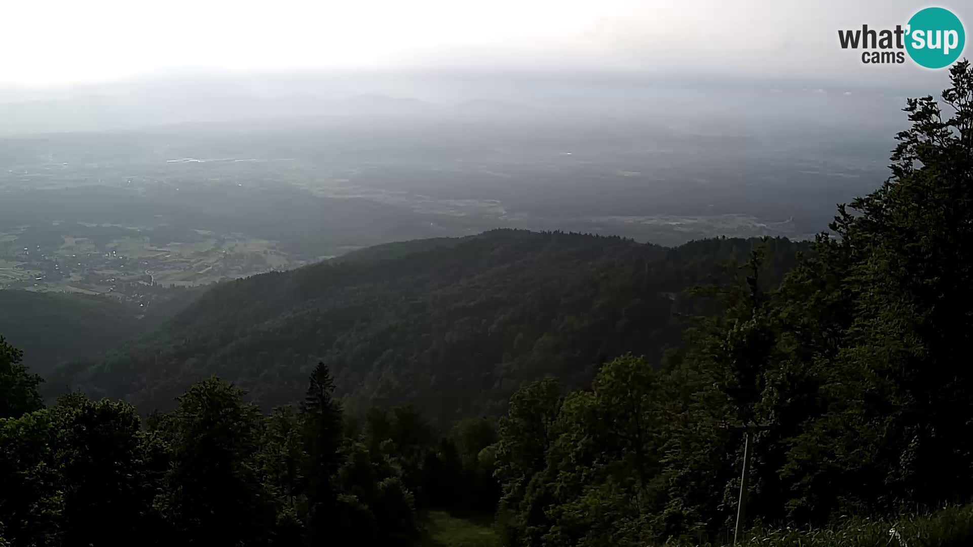 Sljeme webcam – Panorama