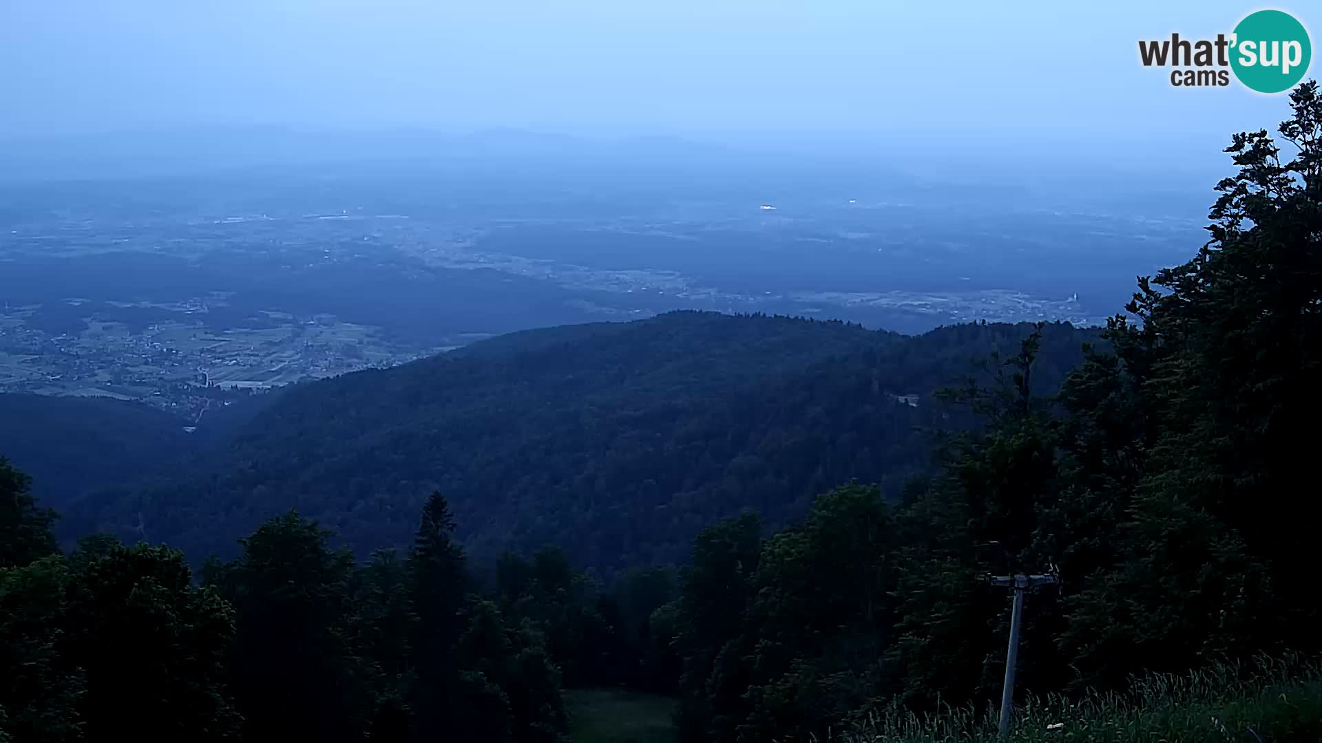 Sljeme webcam – Panorama