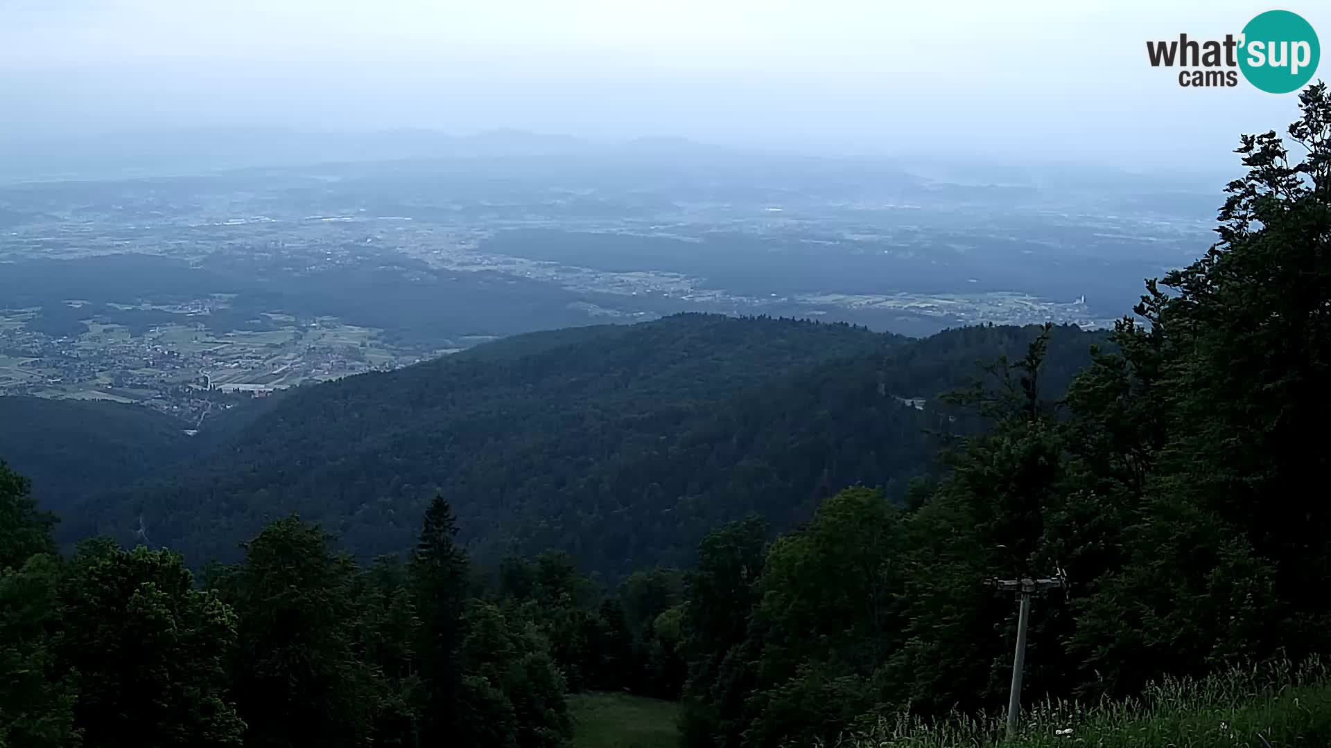 Sljeme webcam – Panorama