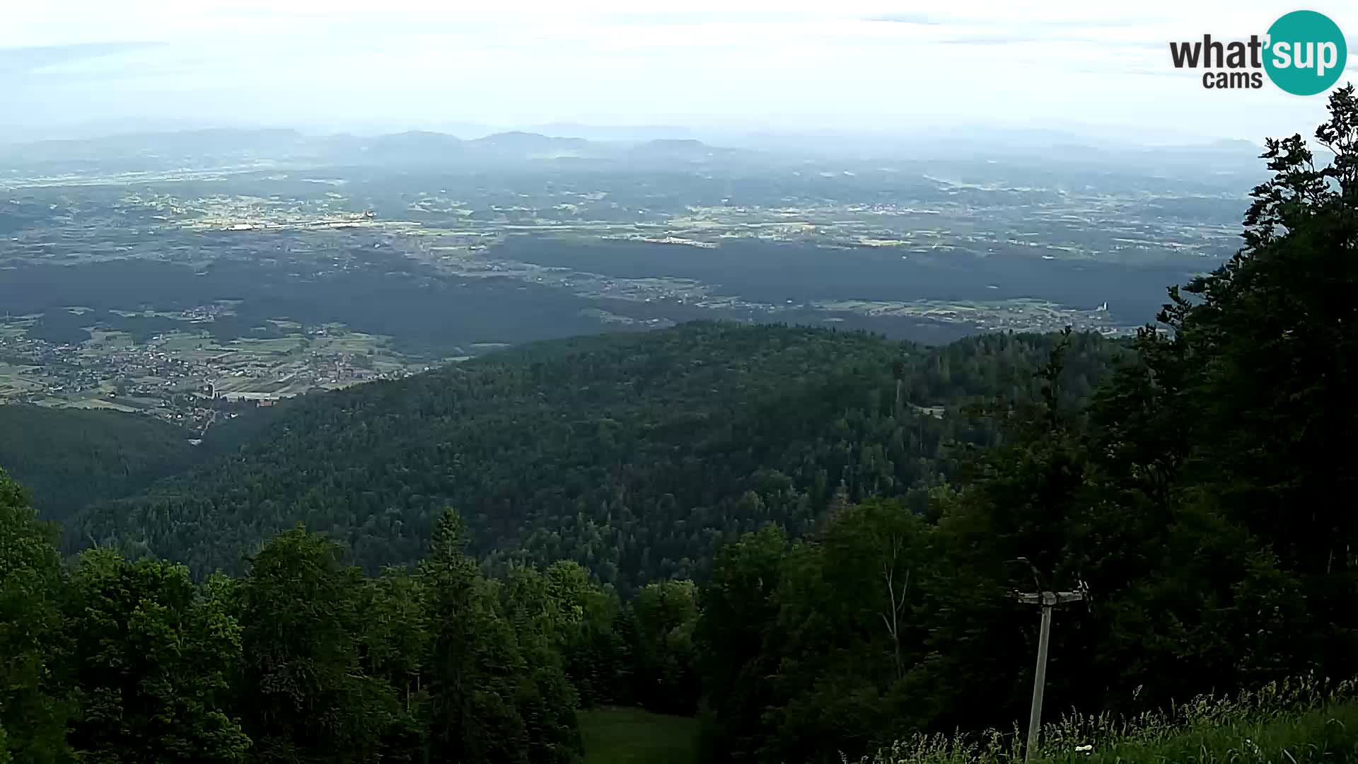 Sljeme webcam – Panorama