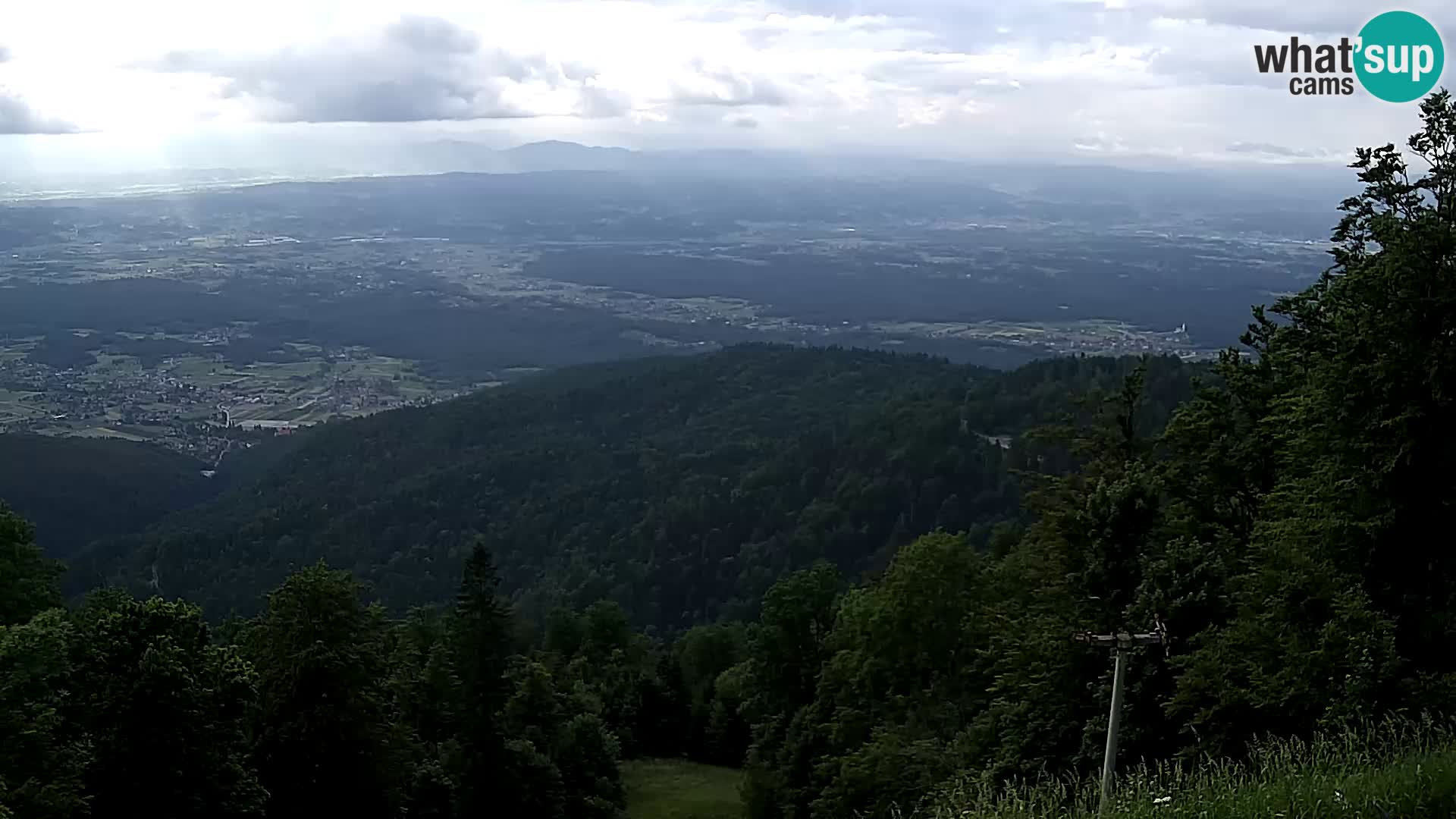 Sljeme webcam – Panorama