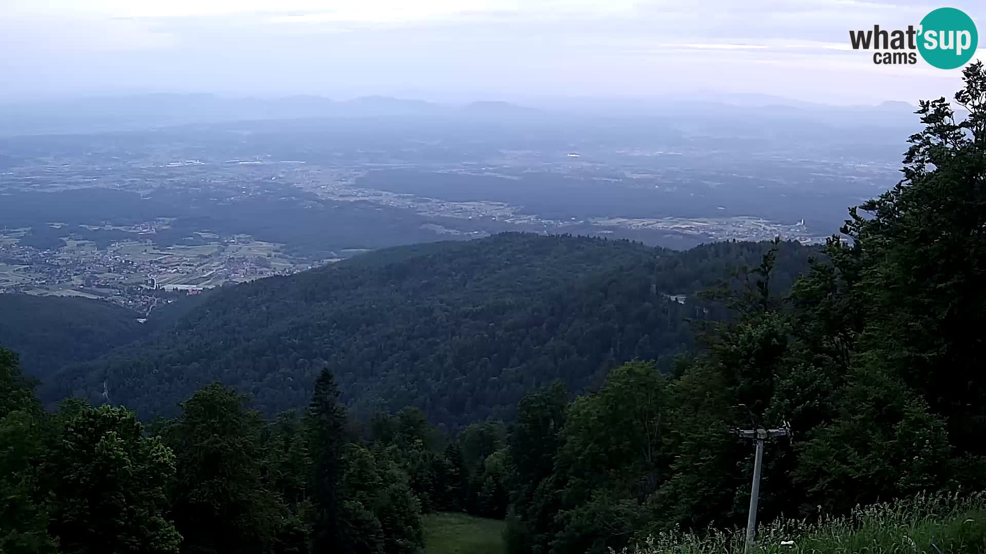 Sljeme webcam – Panorama