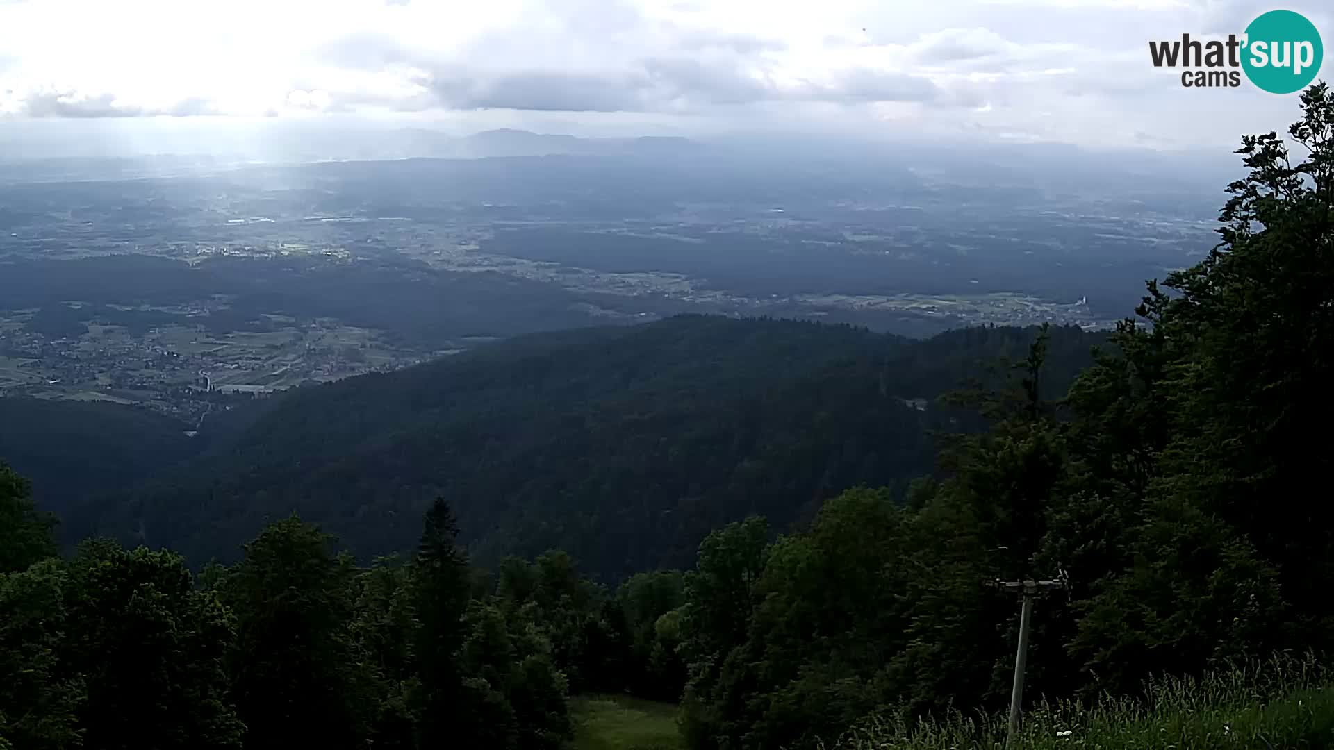 Sljeme webcam – panorama