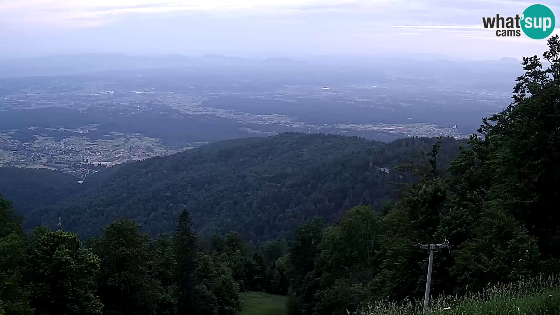 Sljeme webcam – panorama