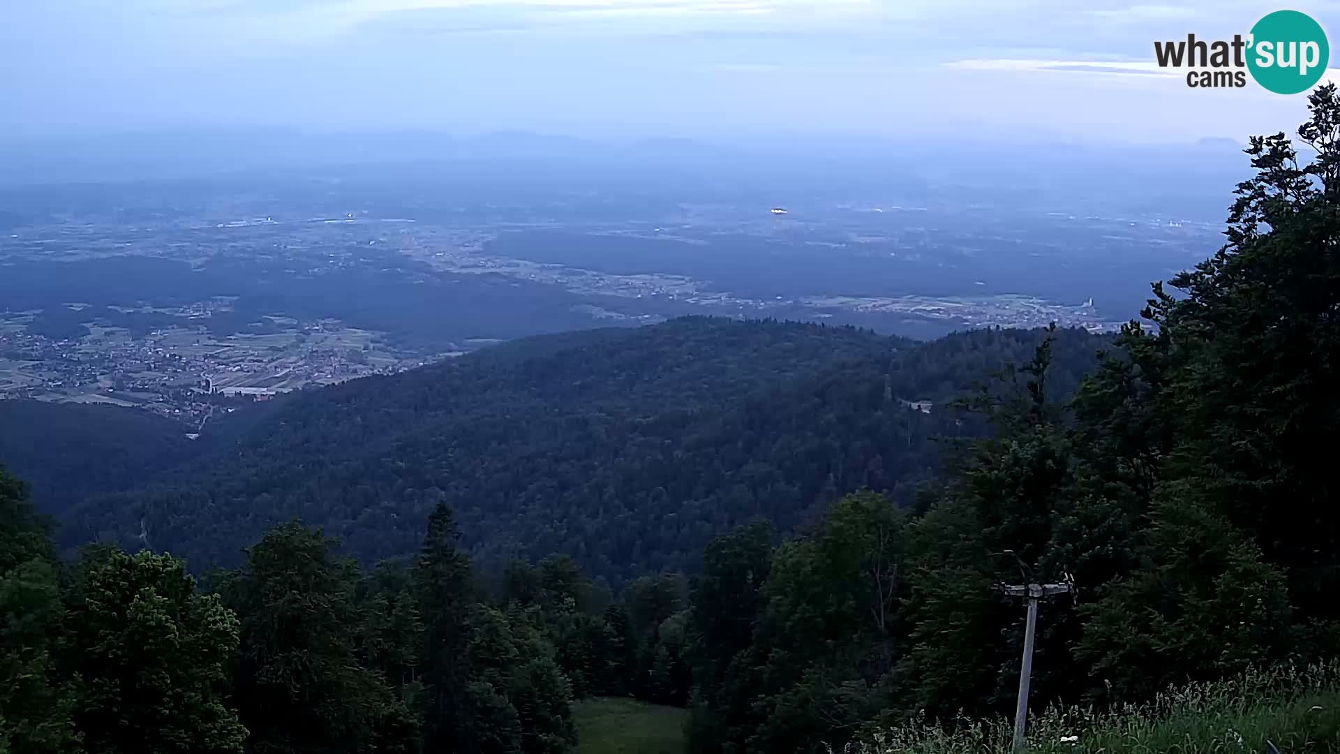 Sljeme webcam – Panorama